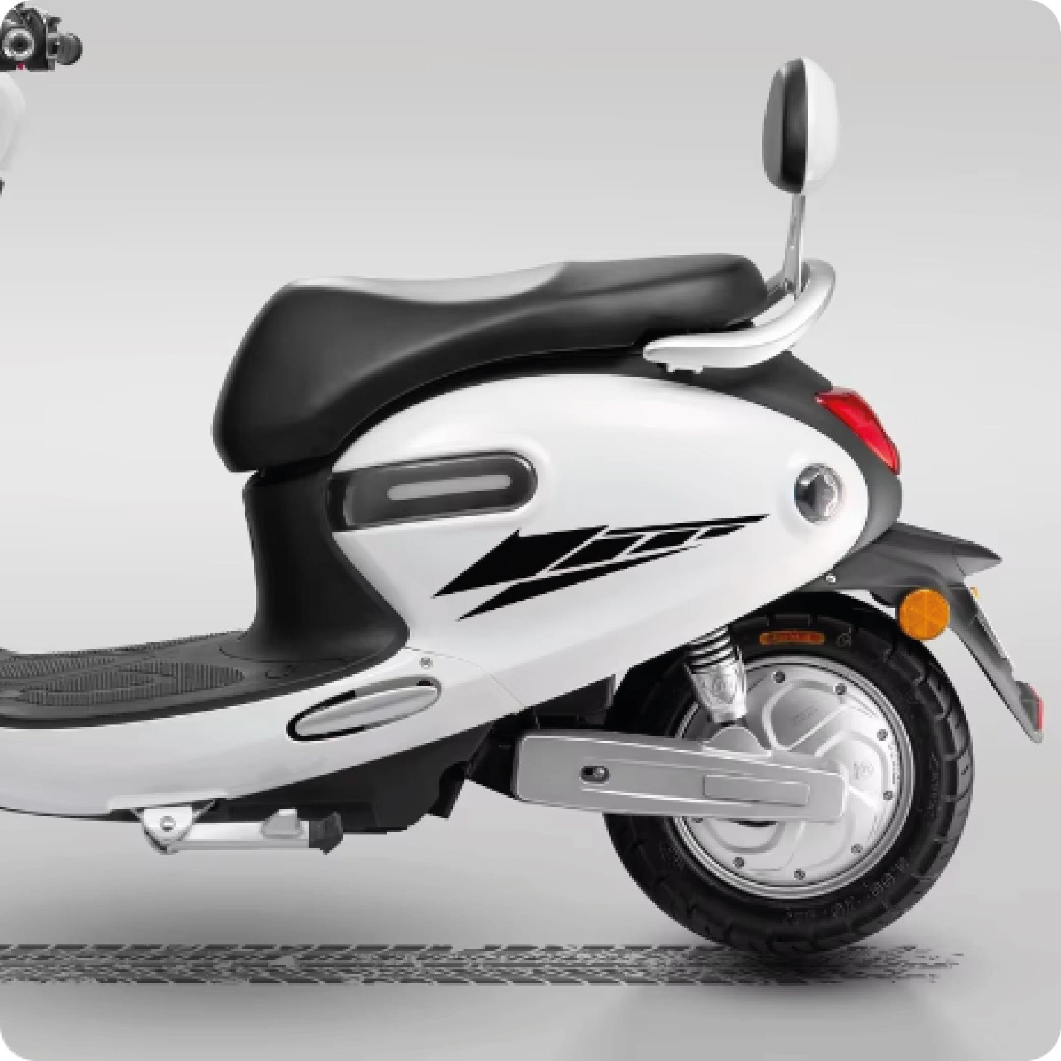 MotosikletEvrensel Motosiklet Kesikli Üçgen Sticker Etiket Modeli Siyah