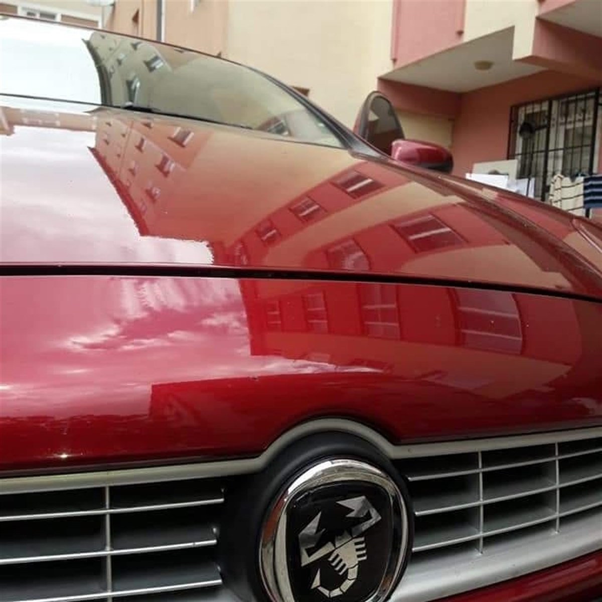 Fiat Abarth Damla Logo Sticker Etiket Modeli 2