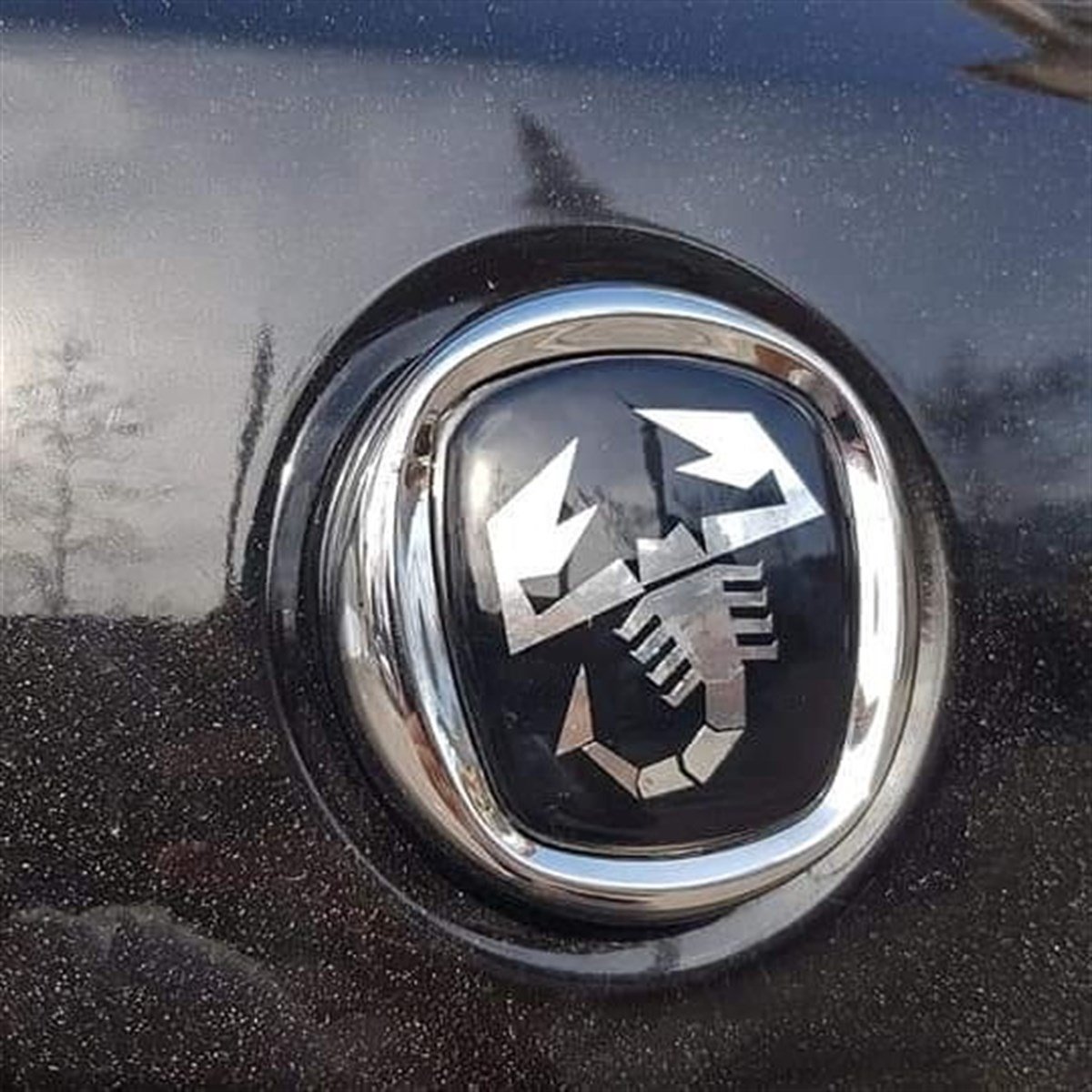 Fiat Abarth Damla Logo Sticker Etiket Modeli 2