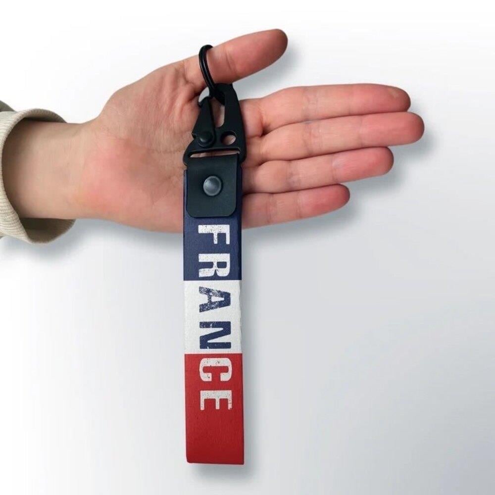 Fransa Bayrak Tasarımlı Otomobil Anahtarlık Modeli