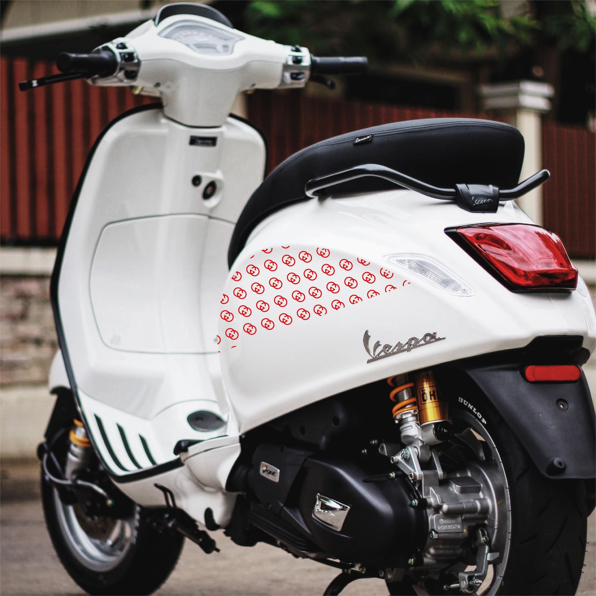 MARKALARGG 25x25cm Folyo Kesim Evrensel Desen Kaplama Kırmızı