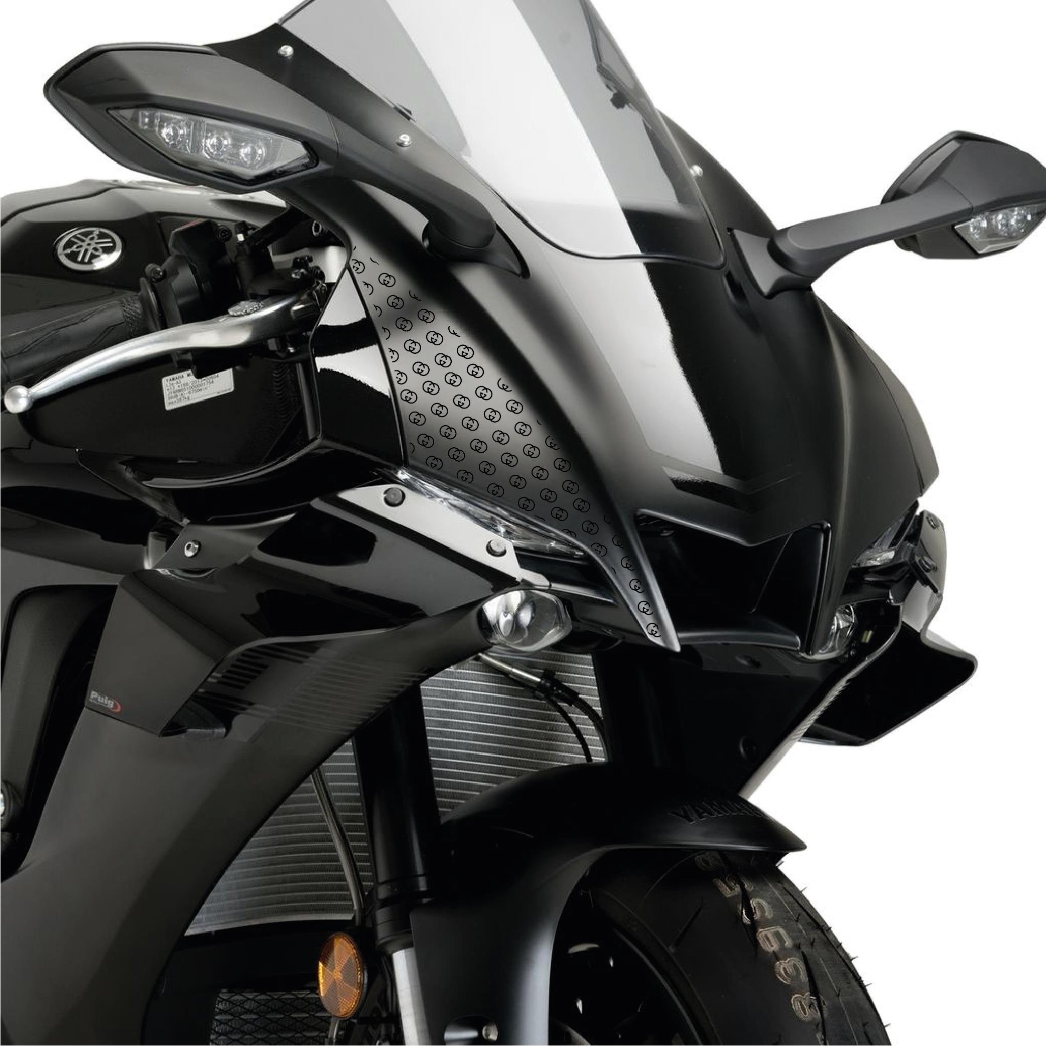 MARKALARGG 25x25cm Folyo Kesim Evrensel Desen Kaplama Siyah