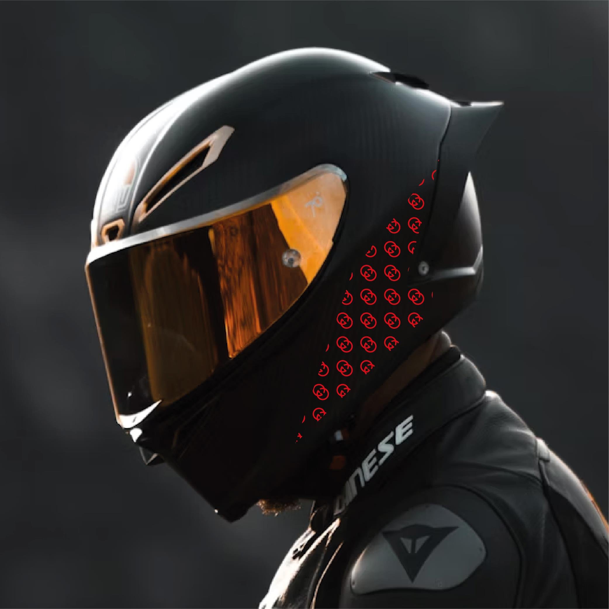 MARKALARGG 25x25cm Folyo Kesim Evrensel Desen Kaplama Kırmızı