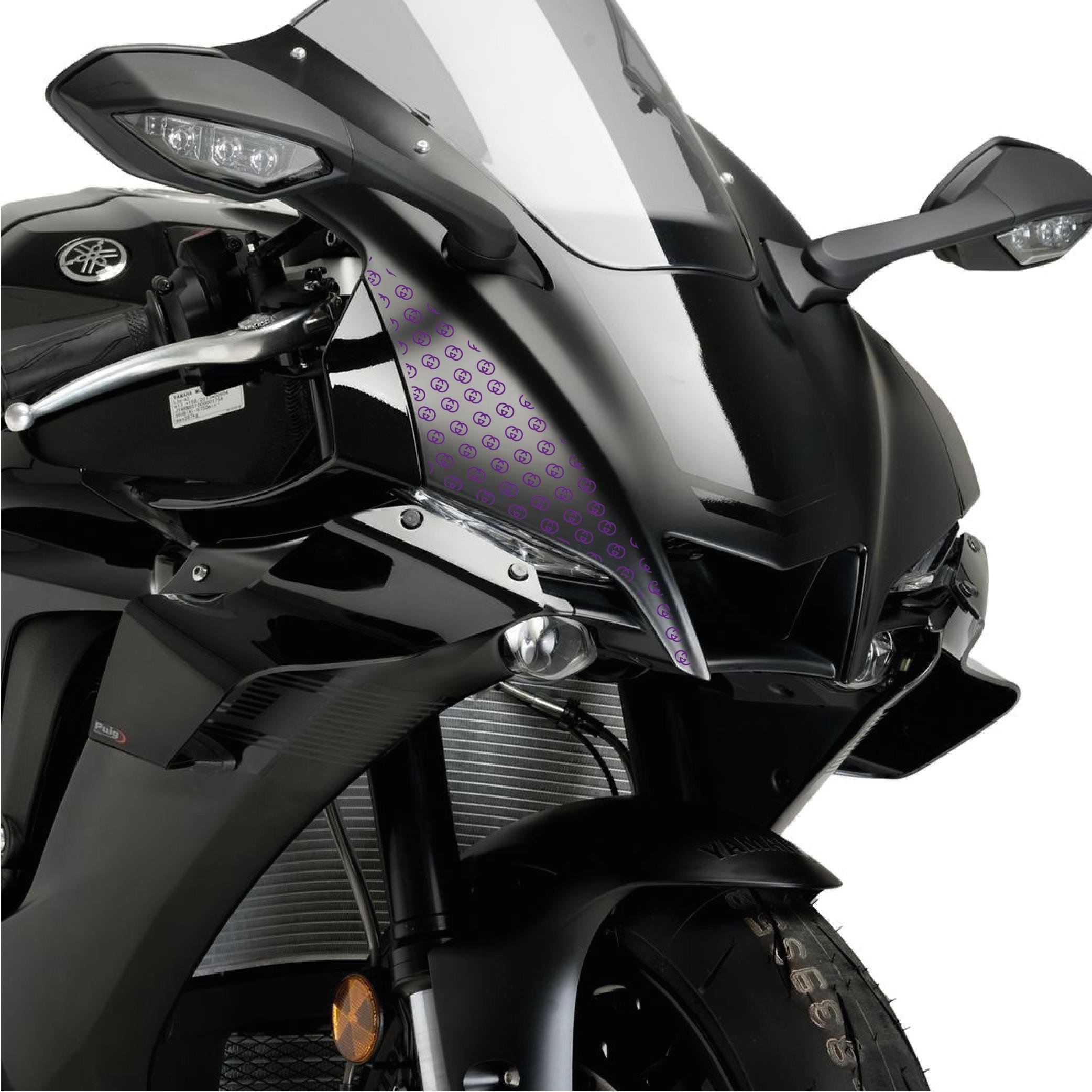 MARKALARGG 25x25cm Folyo Kesim Evrensel Desen Kaplama Mor