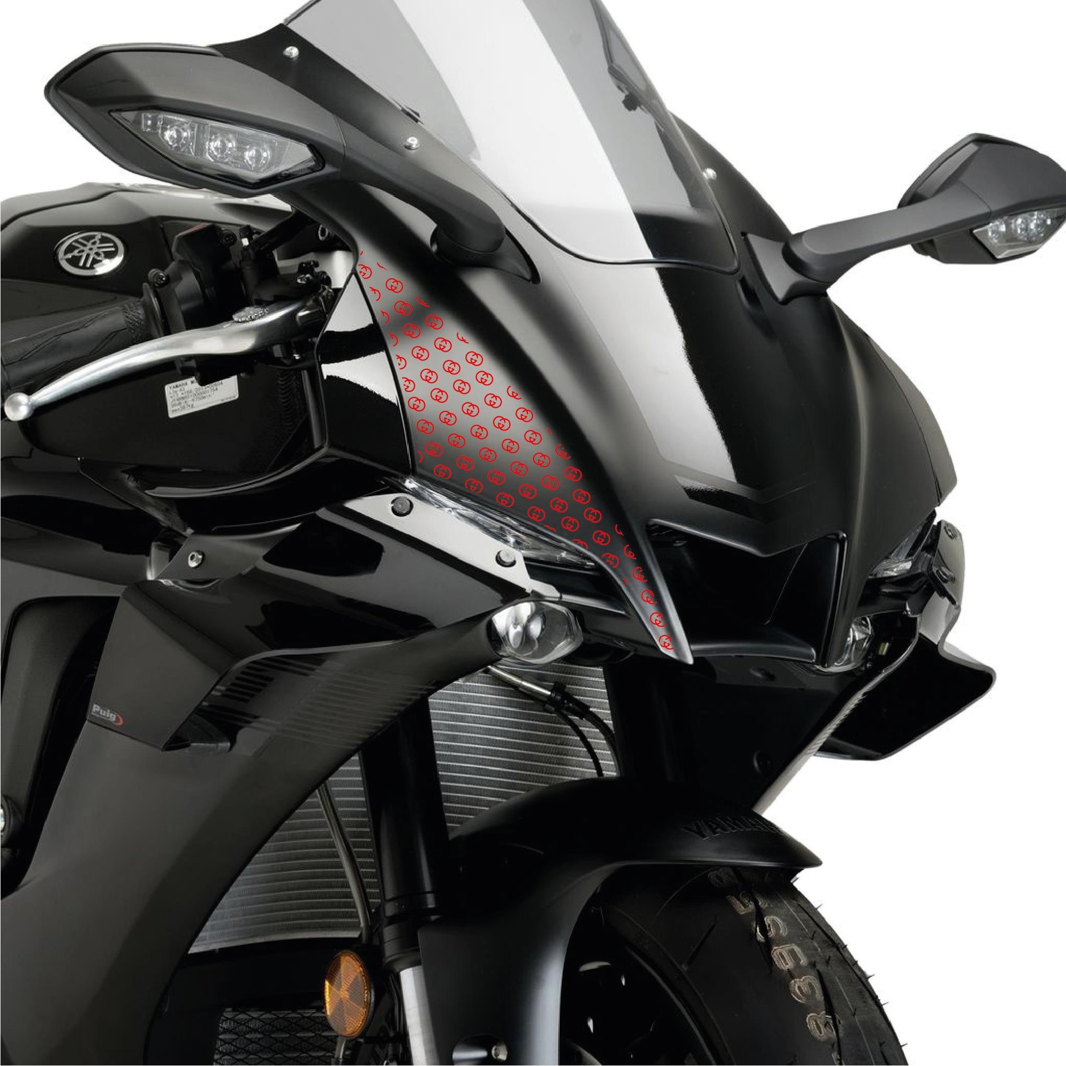 MARKALARGG 25x25cm Folyo Kesim Evrensel Desen Kaplama Kırmızı