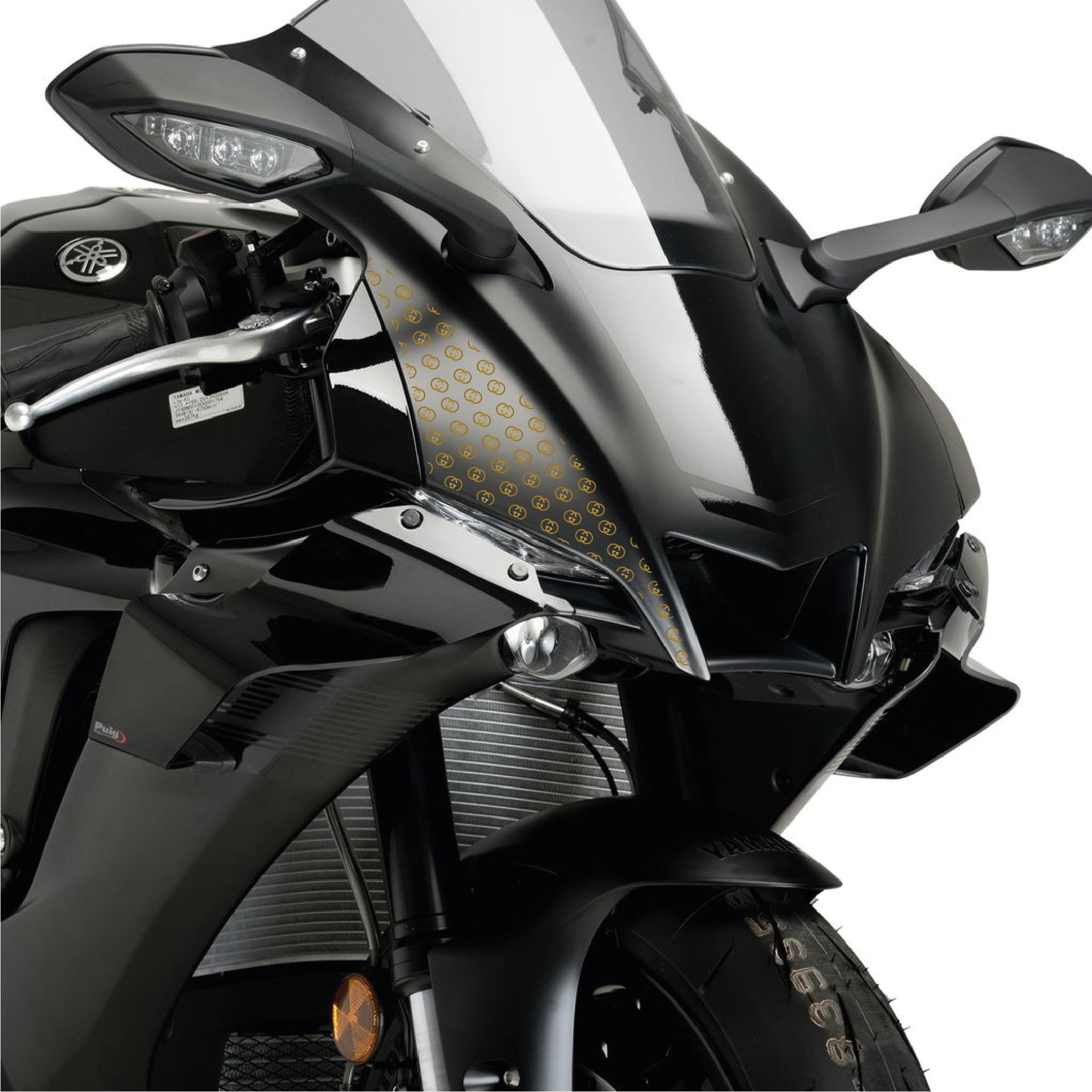 MARKALARGG 25x25cm Folyo Kesim Evrensel Desen Kaplama Gold