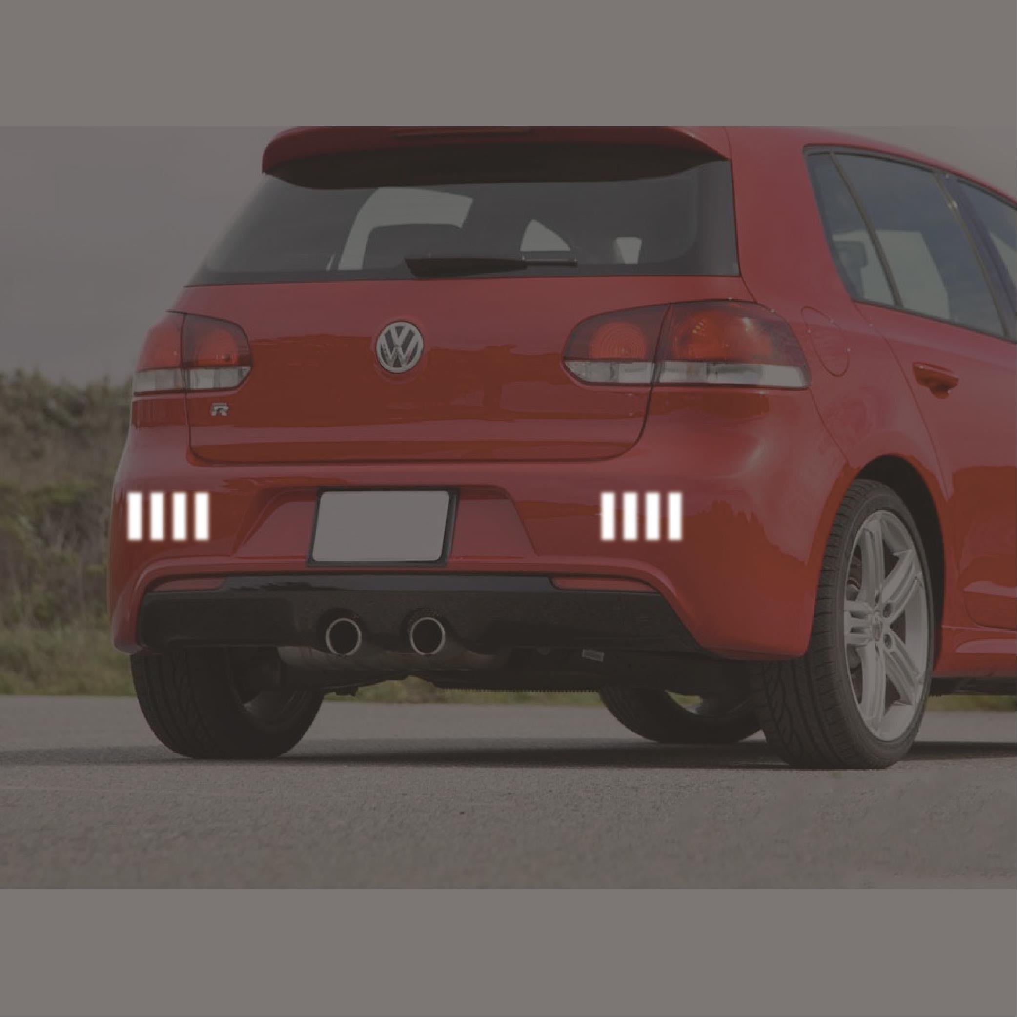 Reflective StickerGri Reflective (Reflektif) Sticker Paketi 8'li Otomobil Motosiklet Reflektif Parlayan Sticker Etiket Modeli