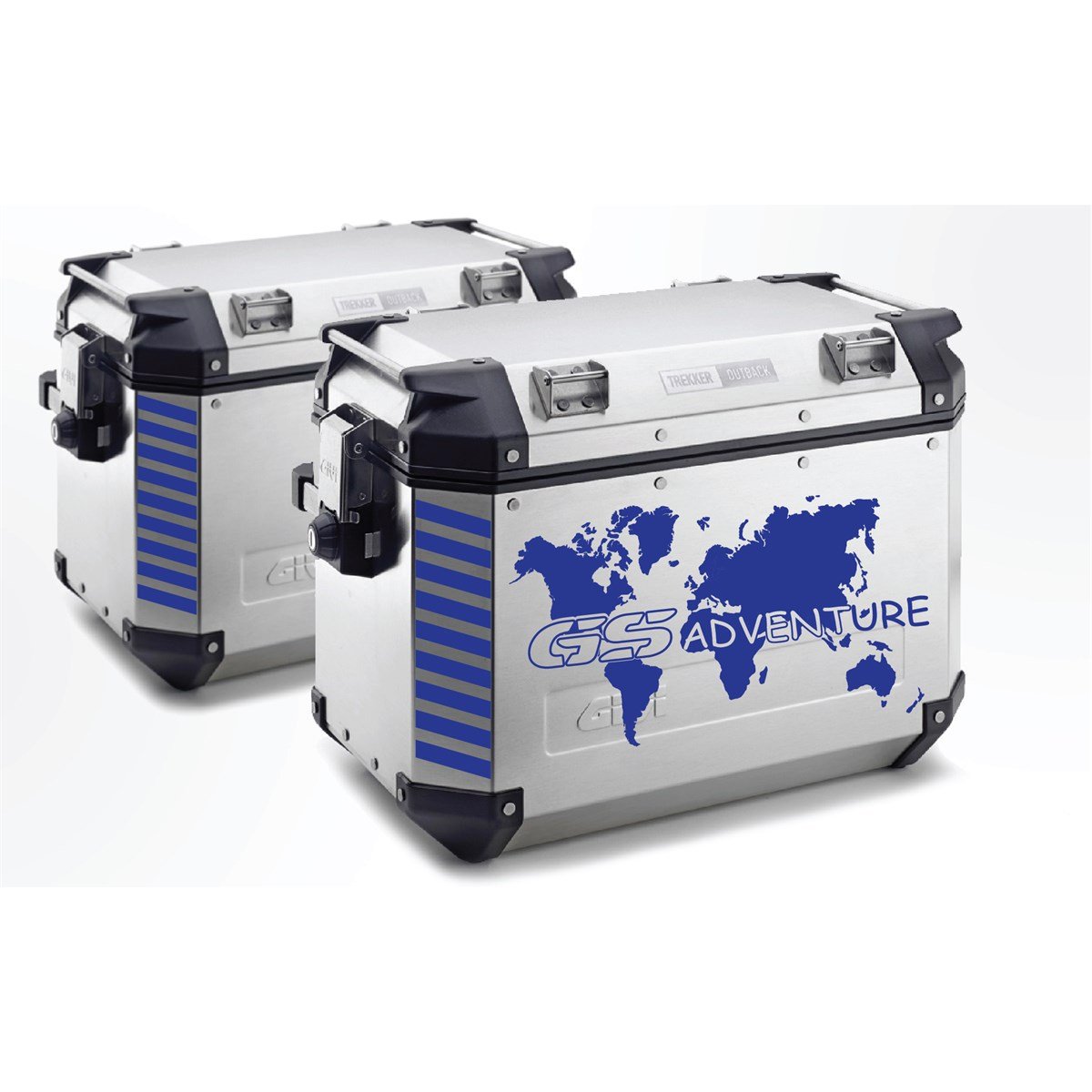 GS Adventure Dünya Haritası Sticker Etiket Modeli