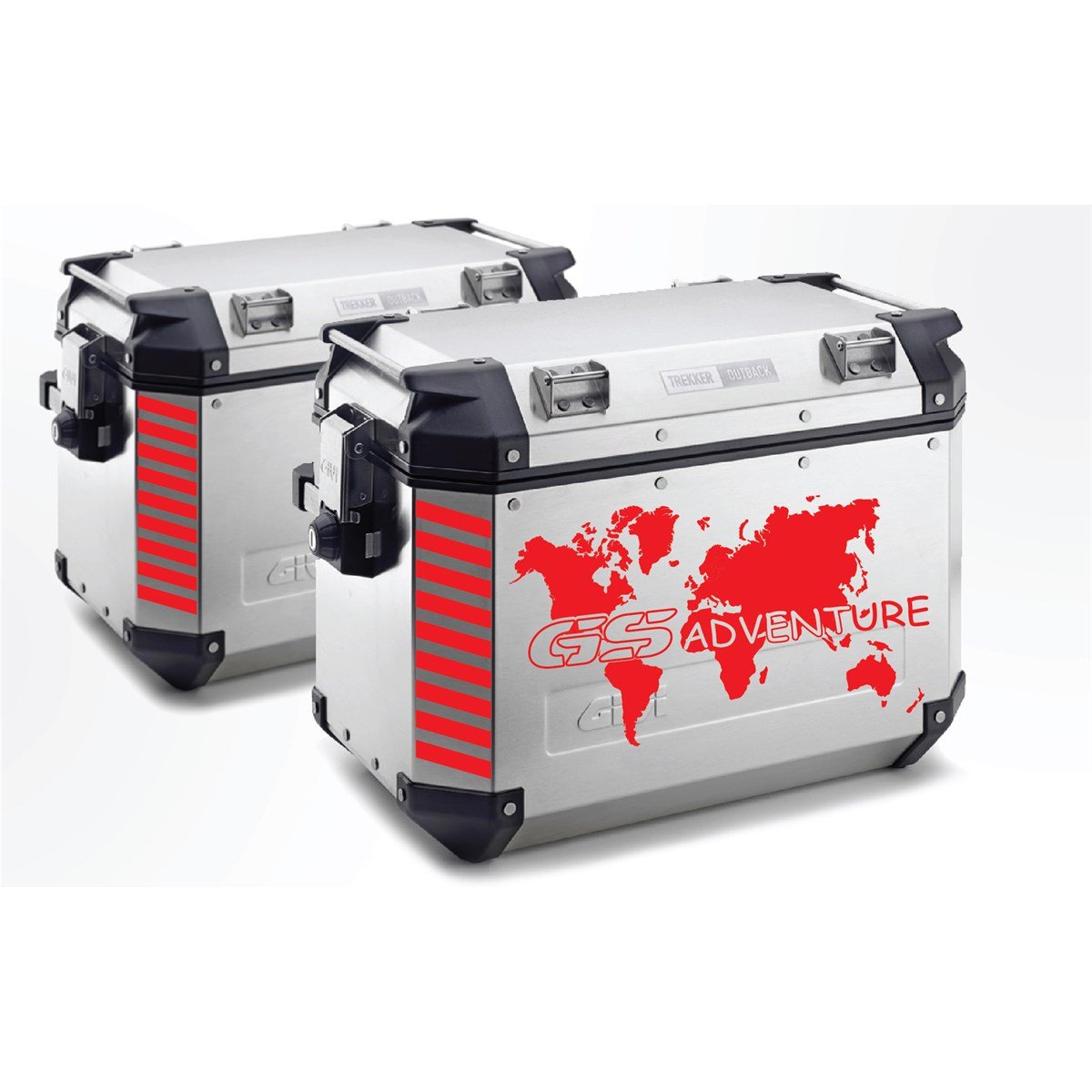 GS Adventure Dünya Haritası Sticker Etiket Modeli