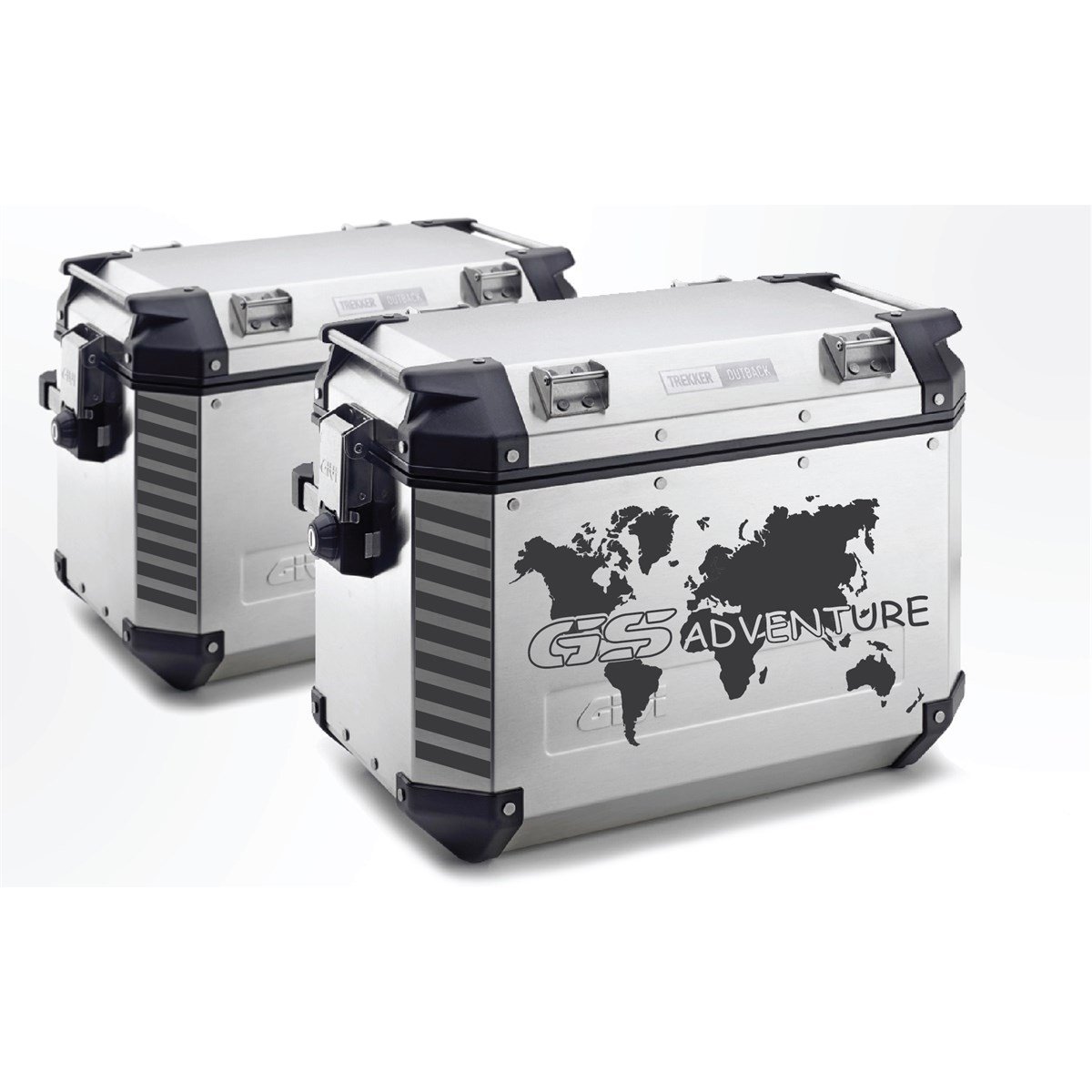 GS Adventure Dünya Haritası Sticker Etiket Modeli