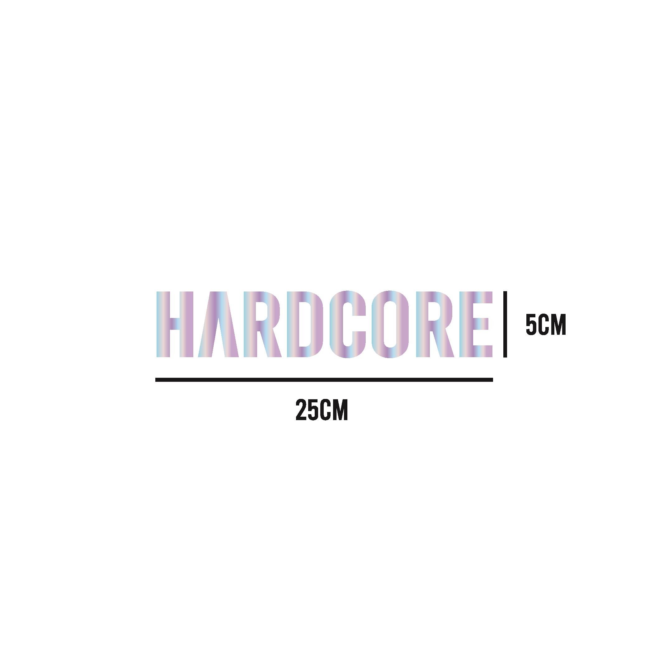 Hard CoreRider Motosiklet Sticker Çamurluk Altı 