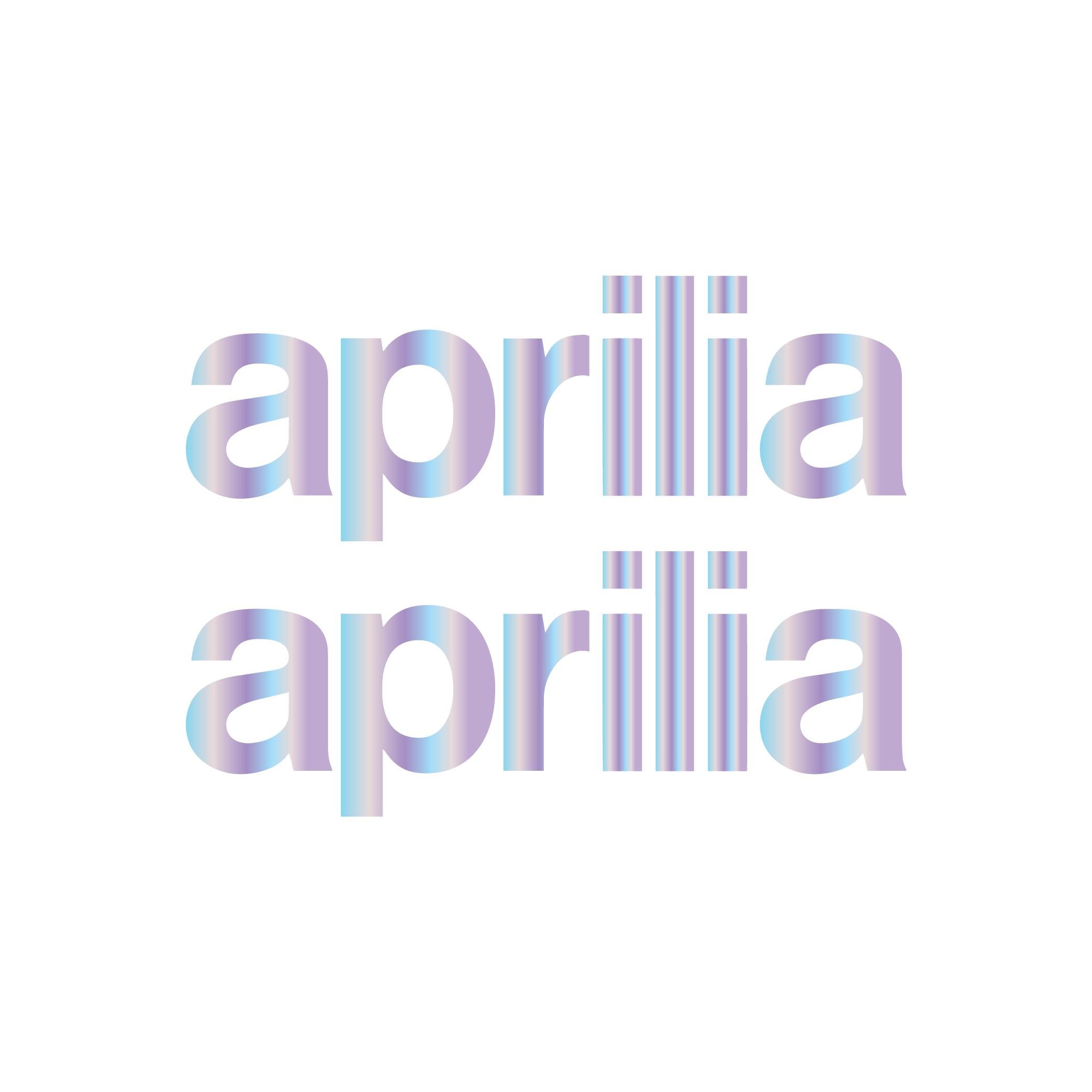 APRILIAHologram 15cm Aprilia Sticker Etiket Modeli