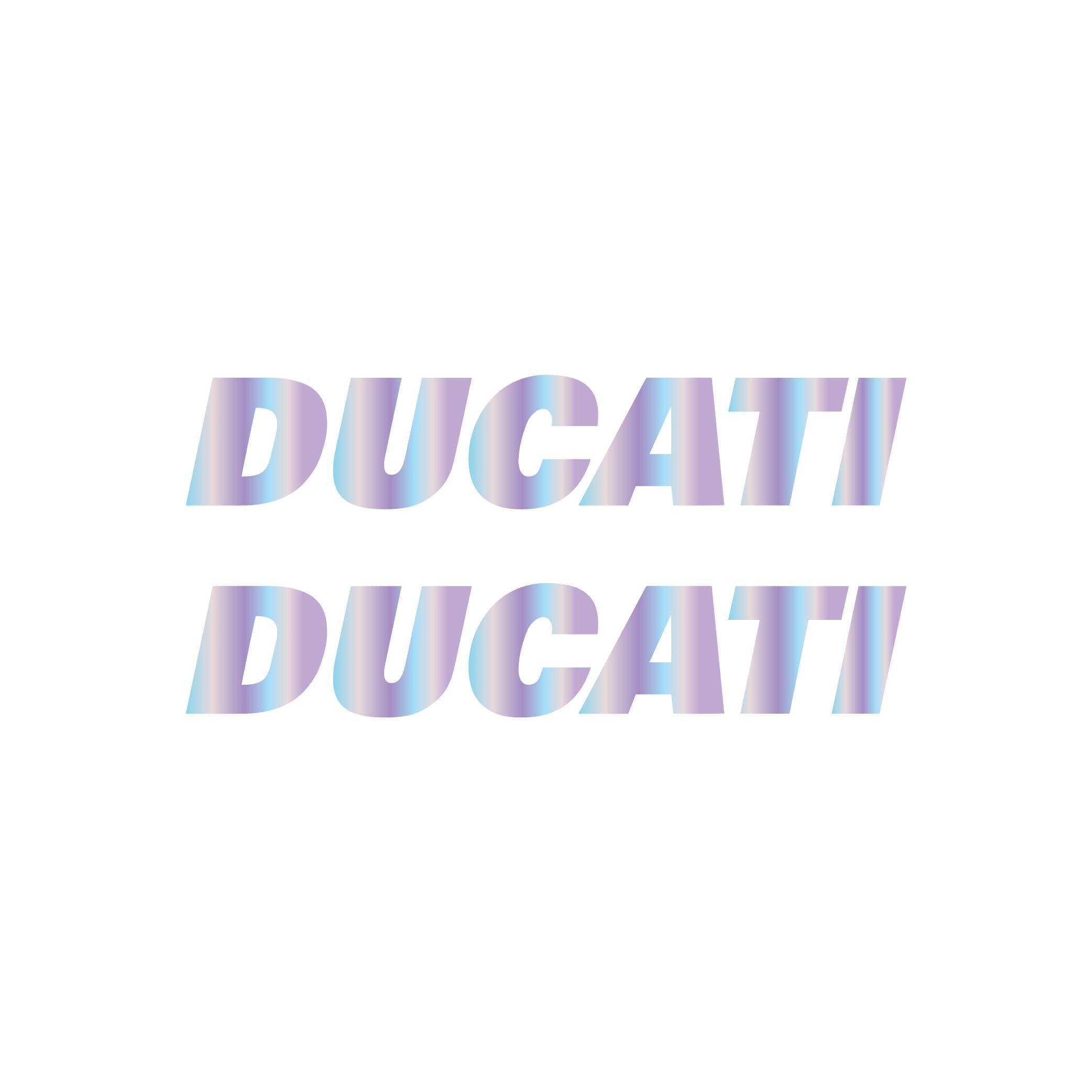 DUCATIHologram 15cm Ducati Sticker Etiket Modeli