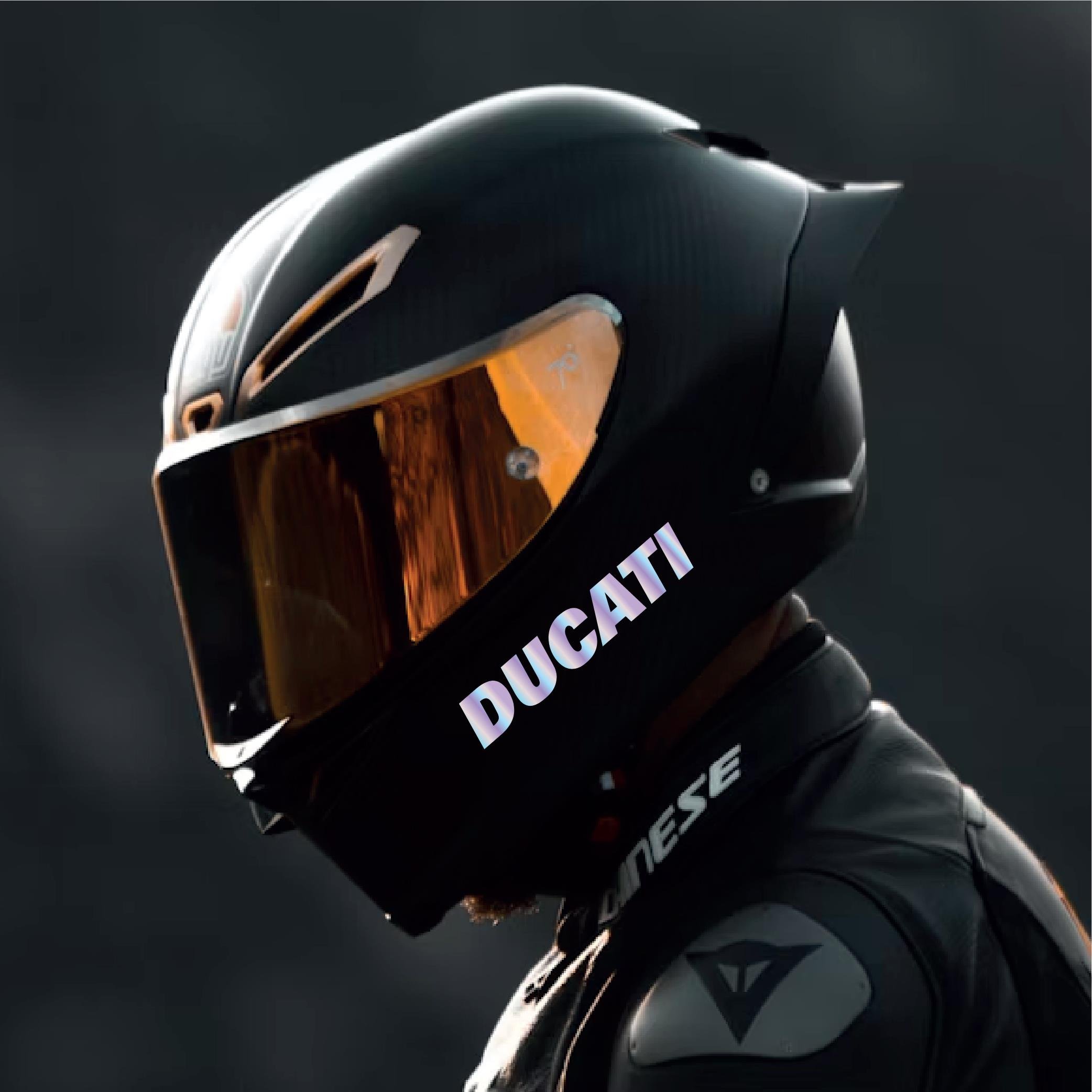 DUCATIHologram 15cm Ducati Sticker Etiket Modeli