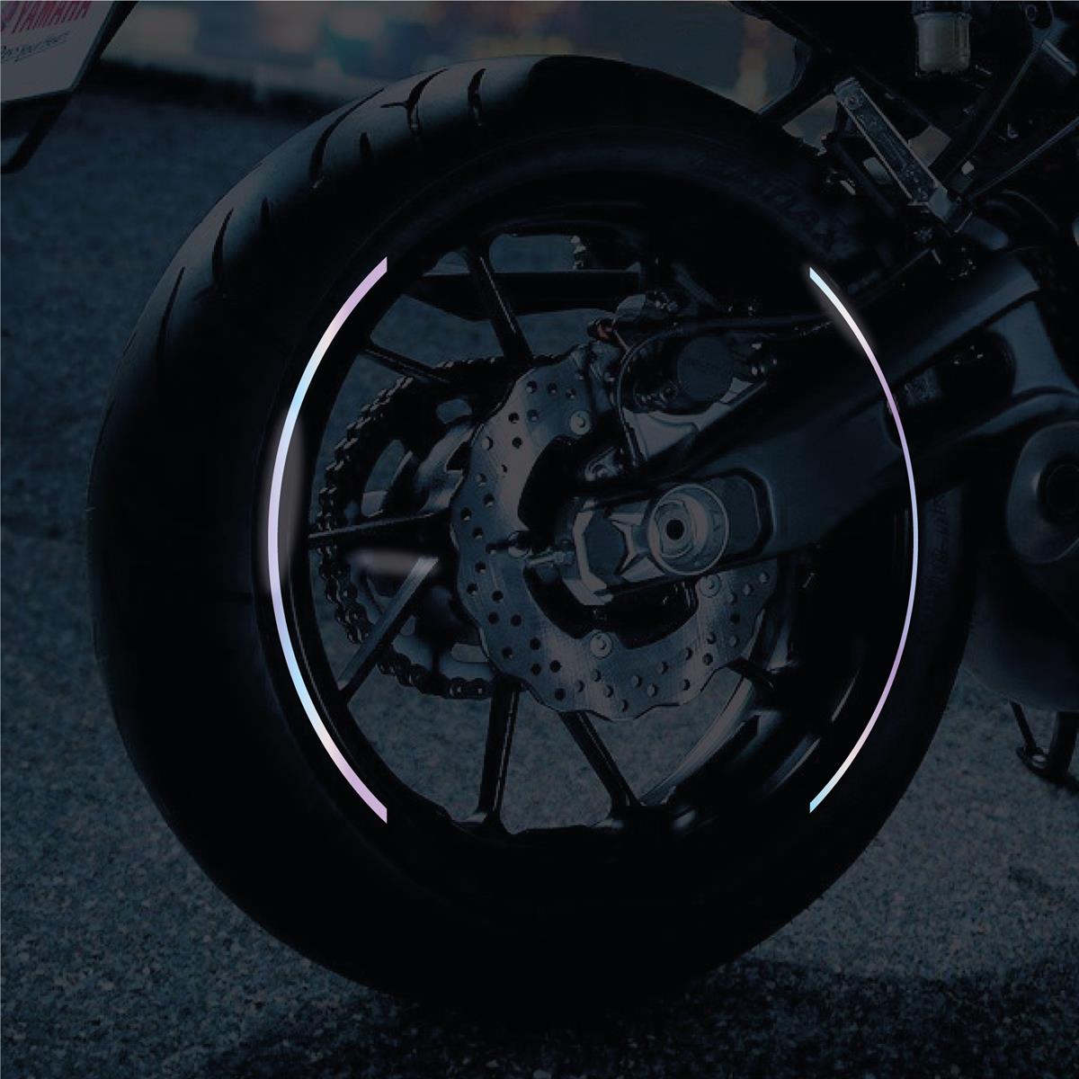 Hologram İkili Jant Sticker Etiket Modeli