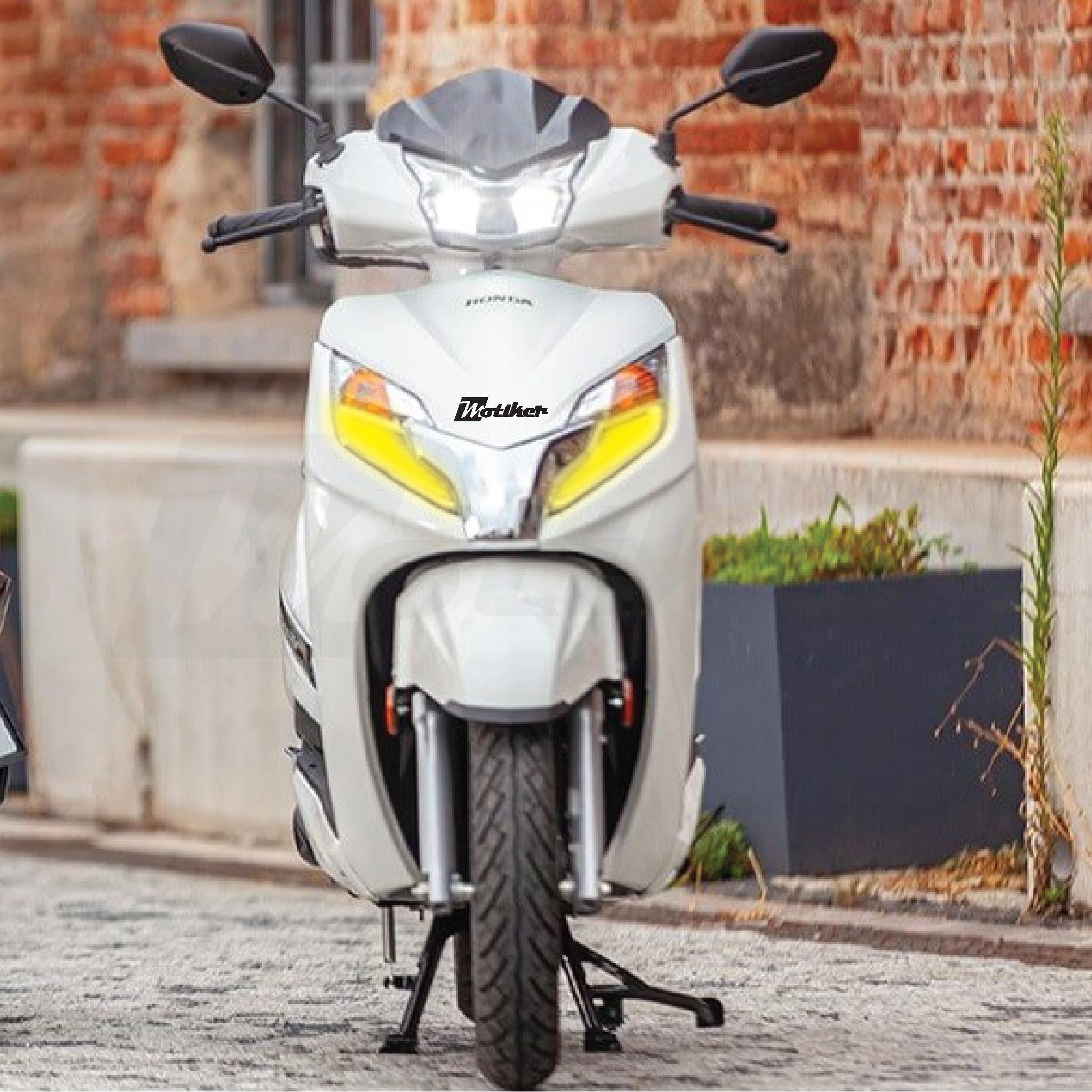 ActiviaHonda Activa Yeni Kasa Far Sticker Kaplama Renkli Sarı