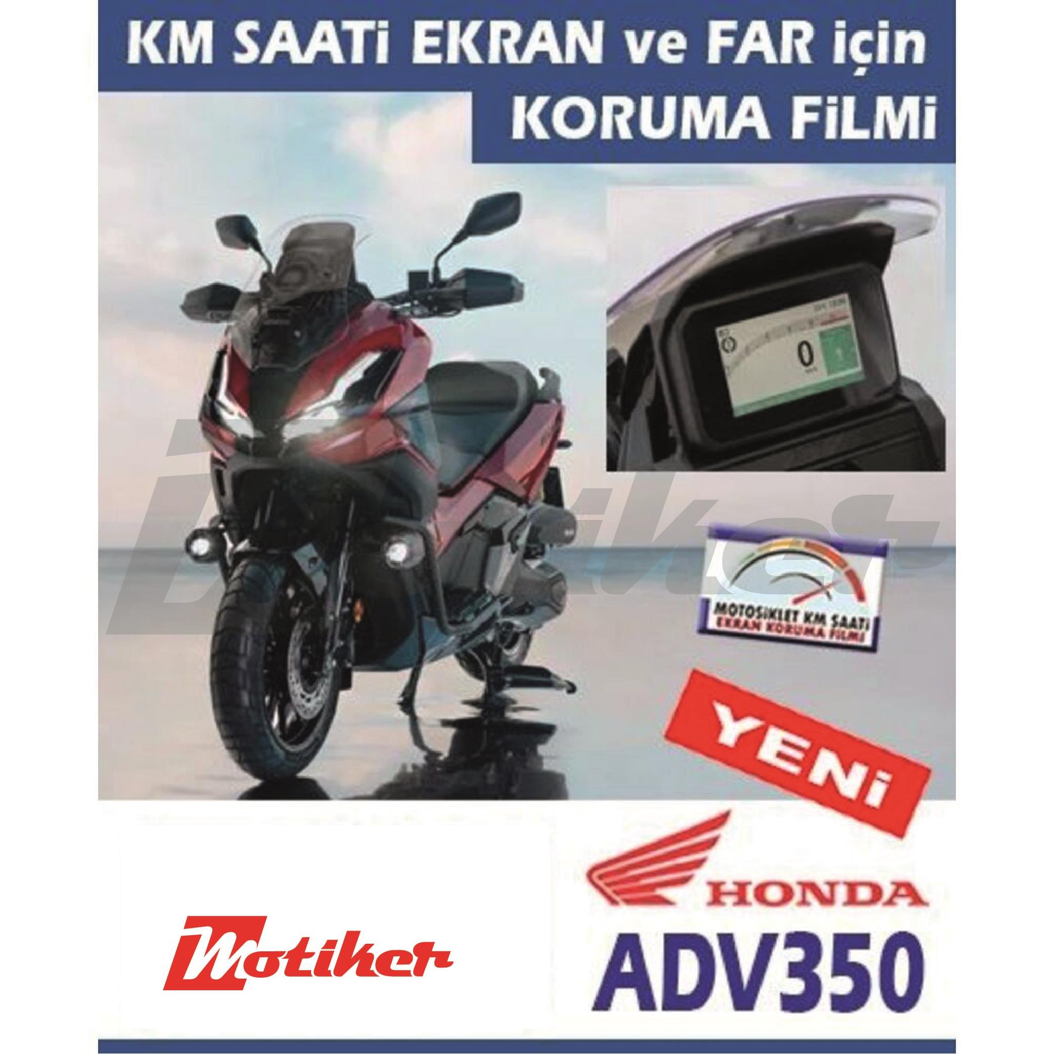 HONDAHonda ADV 350 2025 Motosiklet Ekran Km Koruyucu PPF