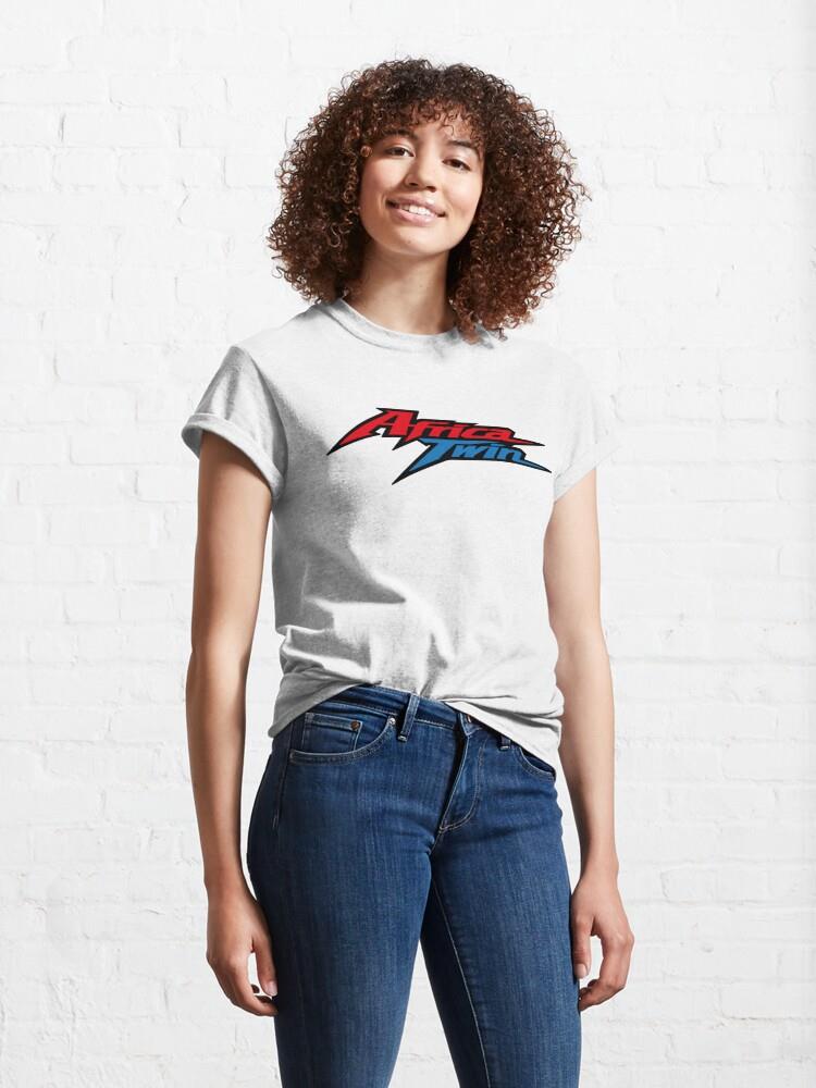 Honda Africa Twin Baskılı Tshirt Modeli