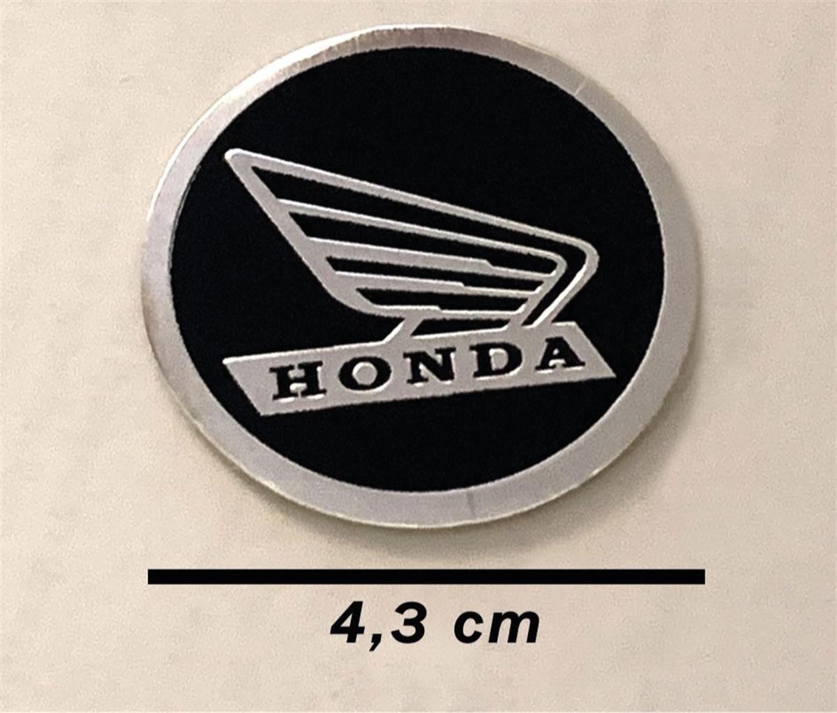 Honda Amblem Logo Metal Damla Sticker 4,3cm