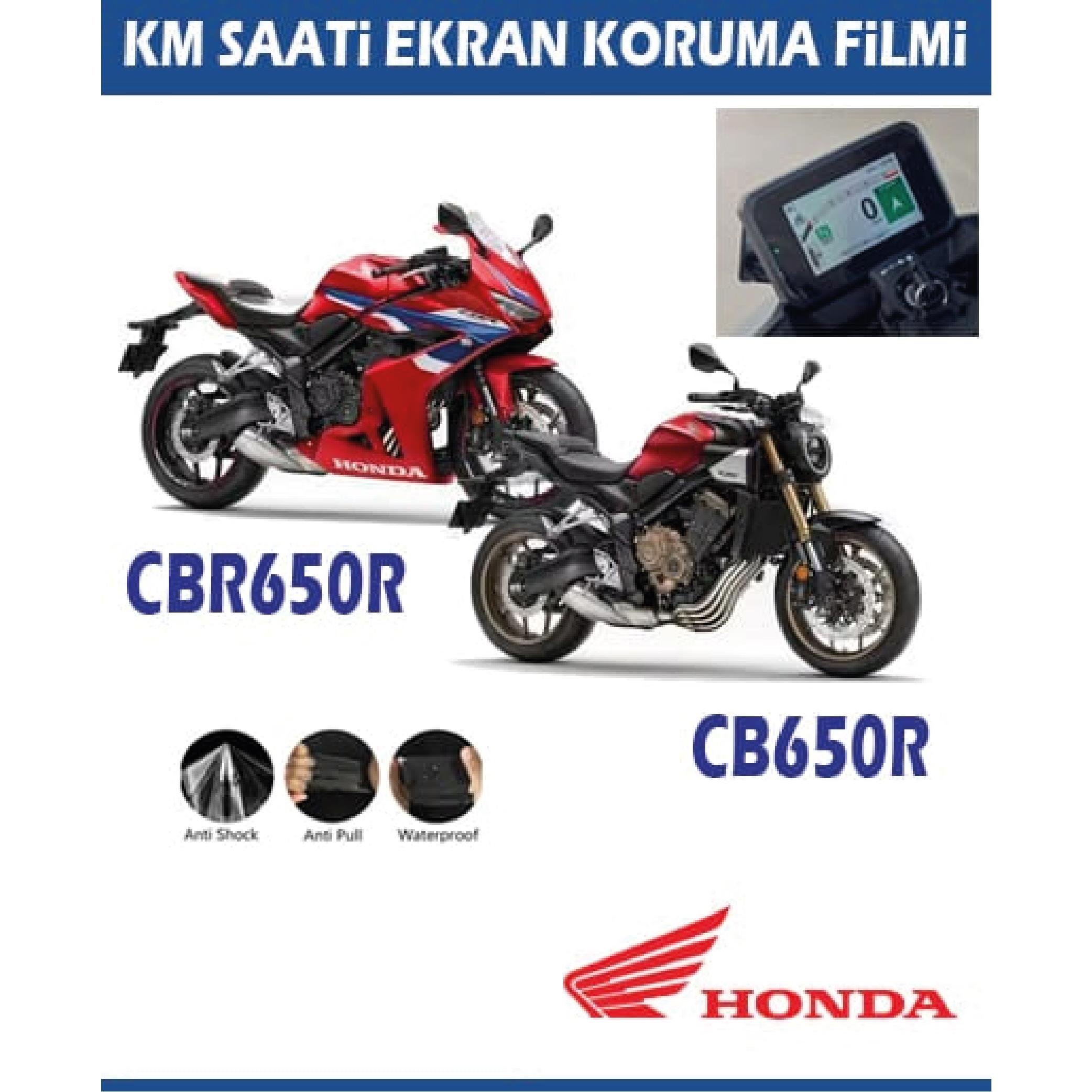 CBR650 RHONDA CB650R - CBR650R Motosiklet Ekran Km Koruyucu