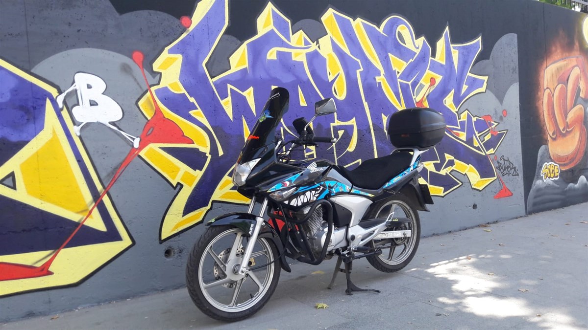 Honda CBF 150 Shark Köpekbalığı Sticker Etiket Modeli