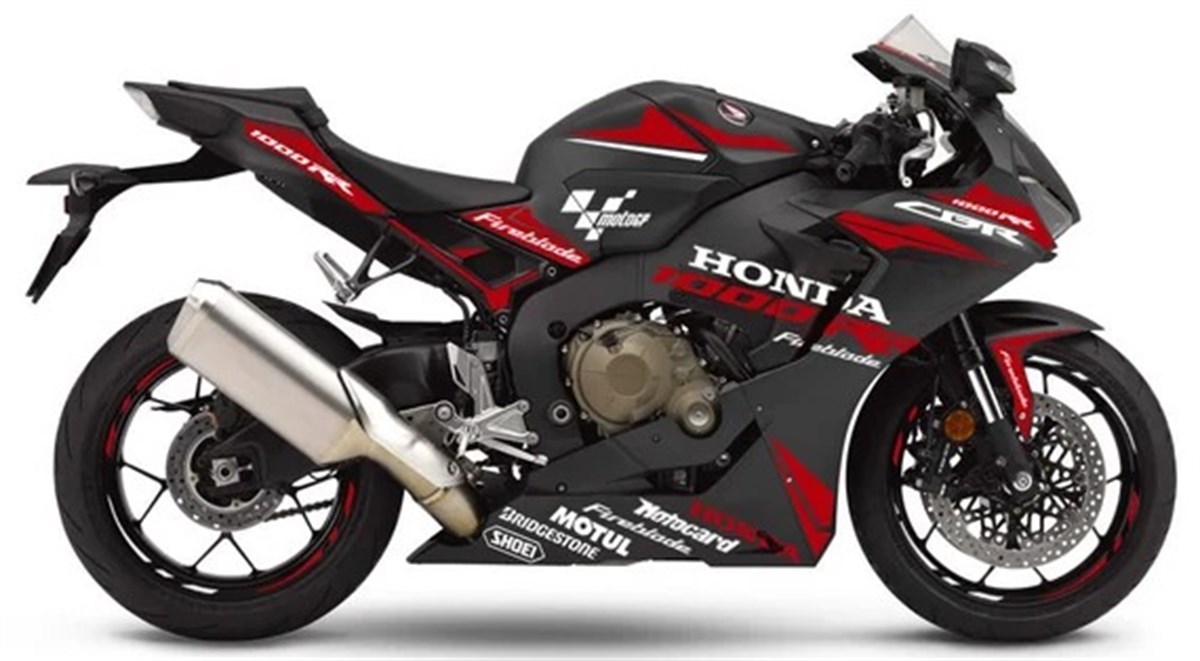 Honda CBR 1000 RR Full Takım Sticker Tasarım
