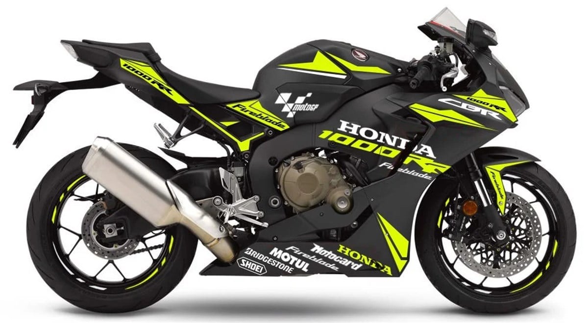 Honda CBR 1000 RR Full Takım Sticker Tasarım