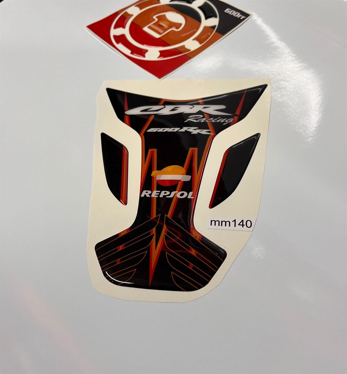 Honda CBR 600RR Depo ve Depo Kapağı Tank Pad Damla Sticker Modeli