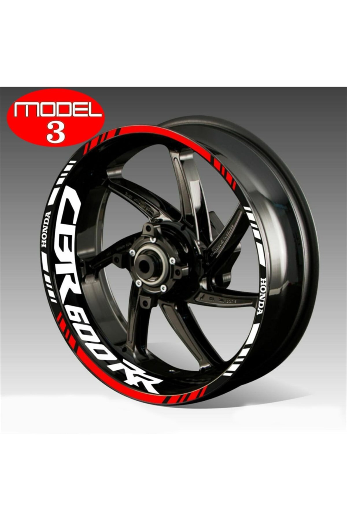 Honda CBR 600RR Yazılı Jant Sticker Etiket Modeli