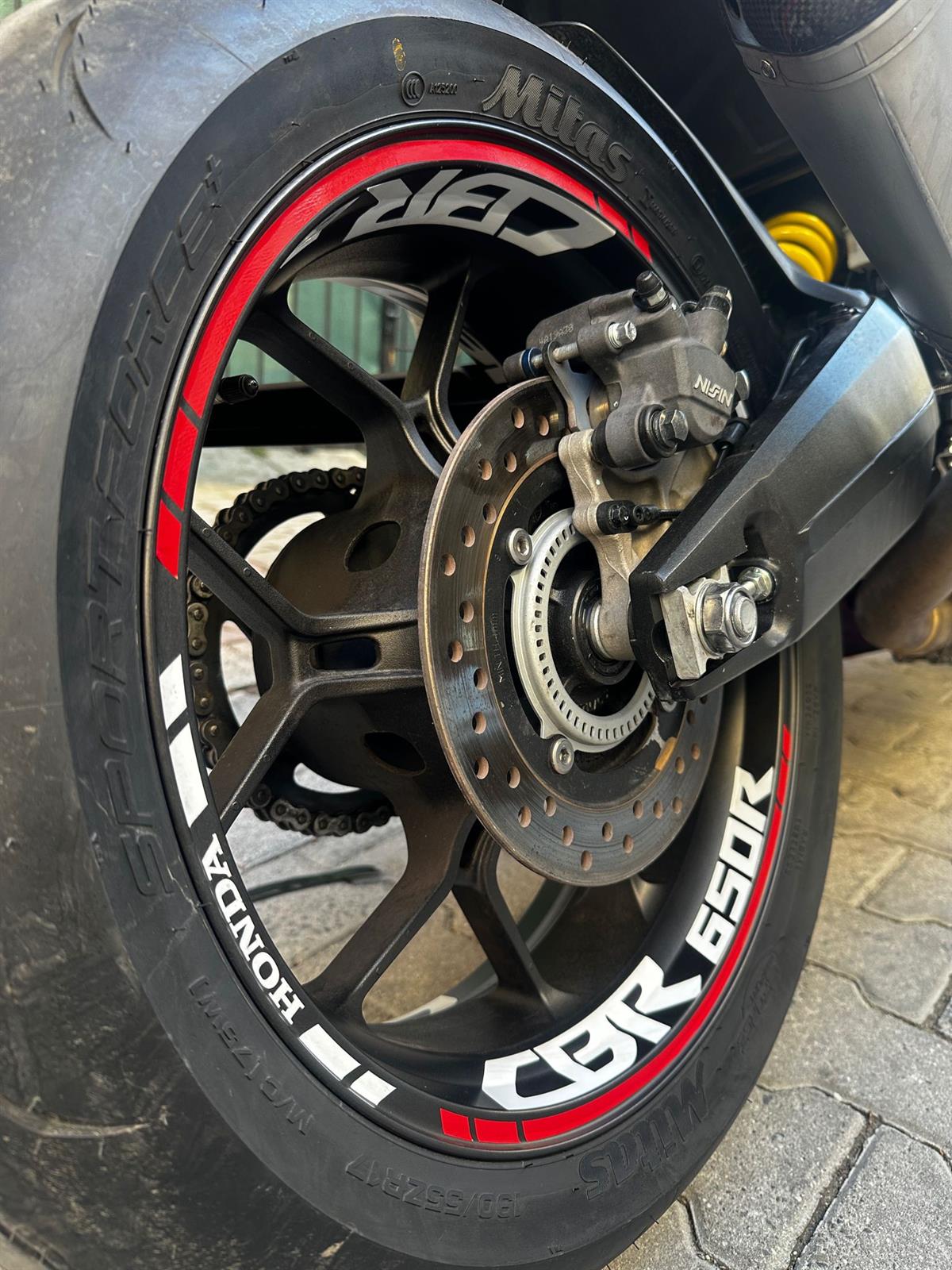 Honda Cbr 650R  Jant içi Yazı&Jant Şerit Sticker Model