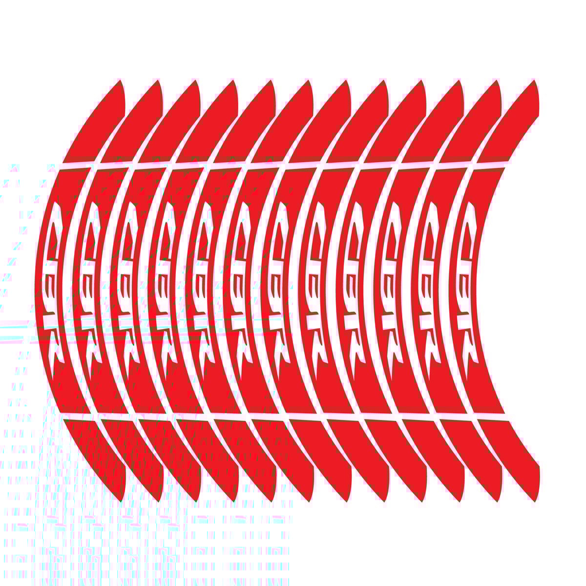 Honda CBR İç Dış Jant Sticker