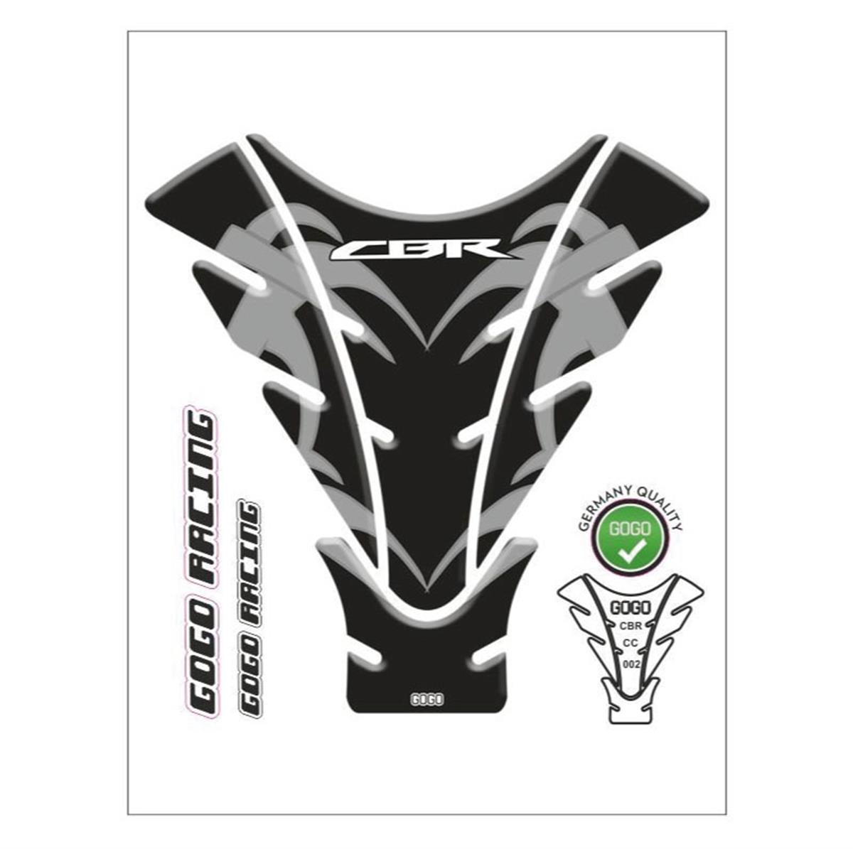 Honda CBR1000 Striped Tank pad Sticker Etiket Model 