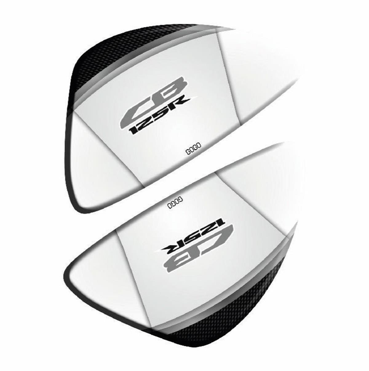 Honda CBR125 Rugby Ball Design Yan Depo Pad Damla Sticker Modeli