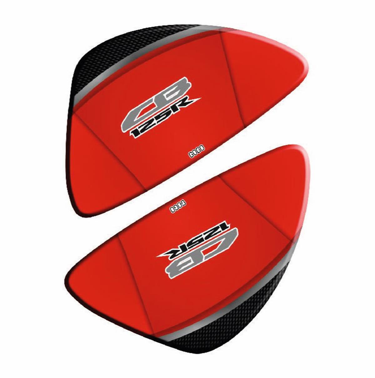 Honda CBR125 Rugby Ball Design Yan Depo Pad Damla Sticker Modeli