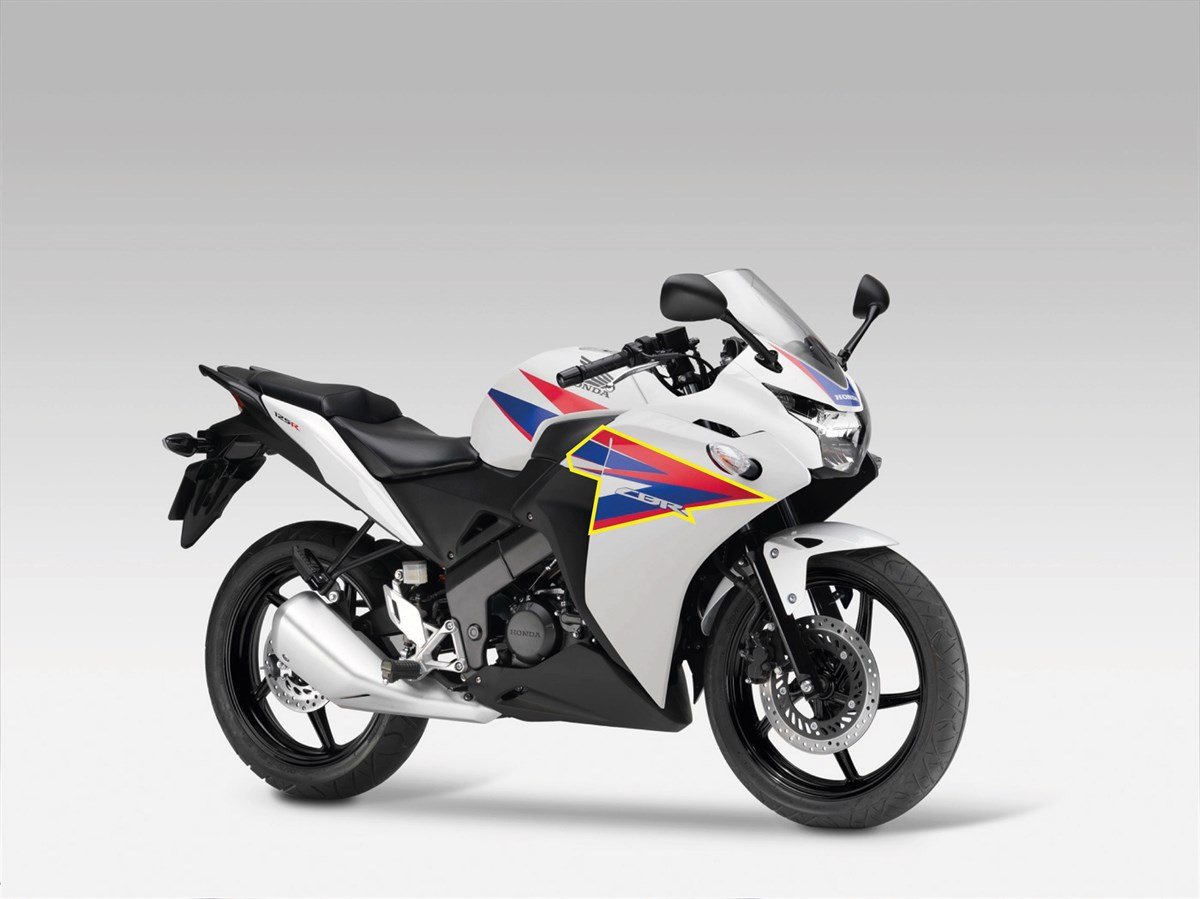 Honda Cbr125R 2012 HRC Sağ Grenaj Sticker