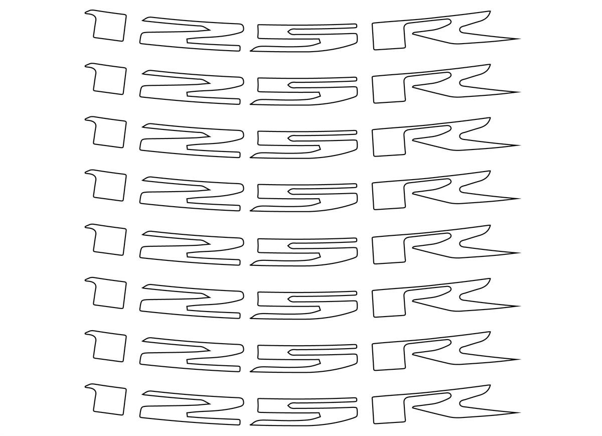 Honda CBR125R Jant İçi Sticker Etiket Modeli