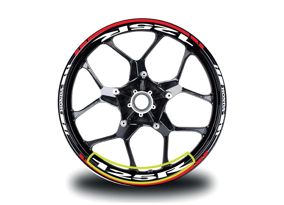 Honda CBR125R Jant İçi Sticker Etiket Modeli