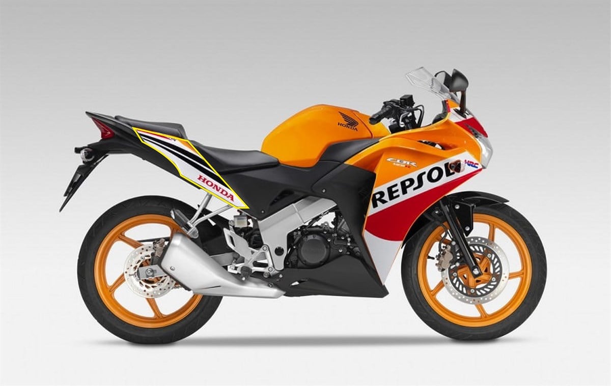 Honda Cbr250R 2011 REPSOL Arka Kuyruk Grenaj Sticker