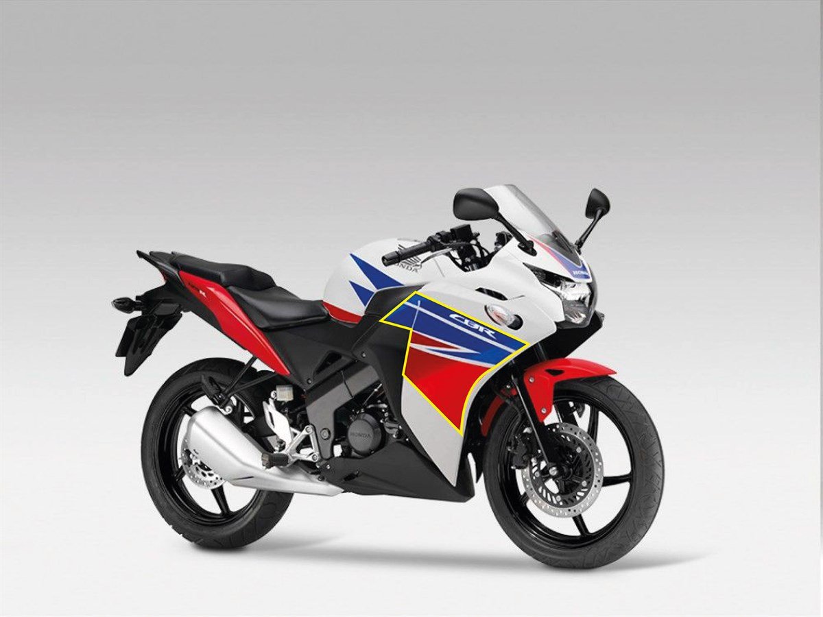 Honda Cbr250R 2013 HRC Sağ Grenaj Sticker