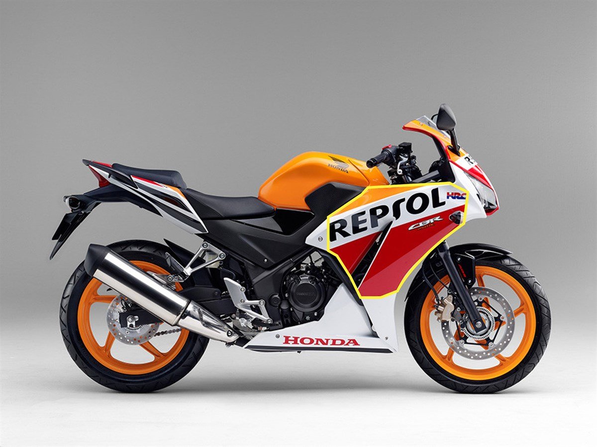 Honda Cbr250R 2014 REPSOL Sağ Grenaj  Sticker