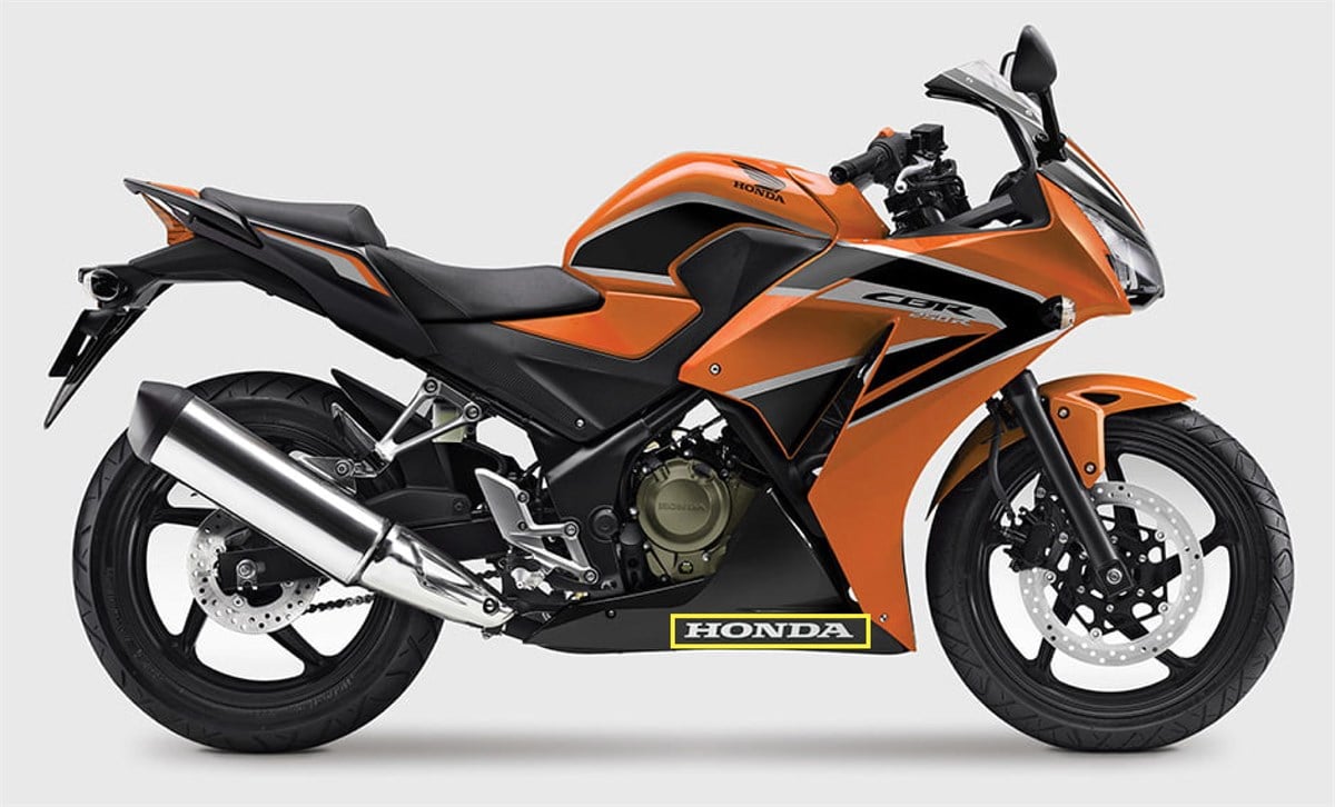 Honda Cbr250R 2014 Turuncu Alt Sakal Grenaj Sticker