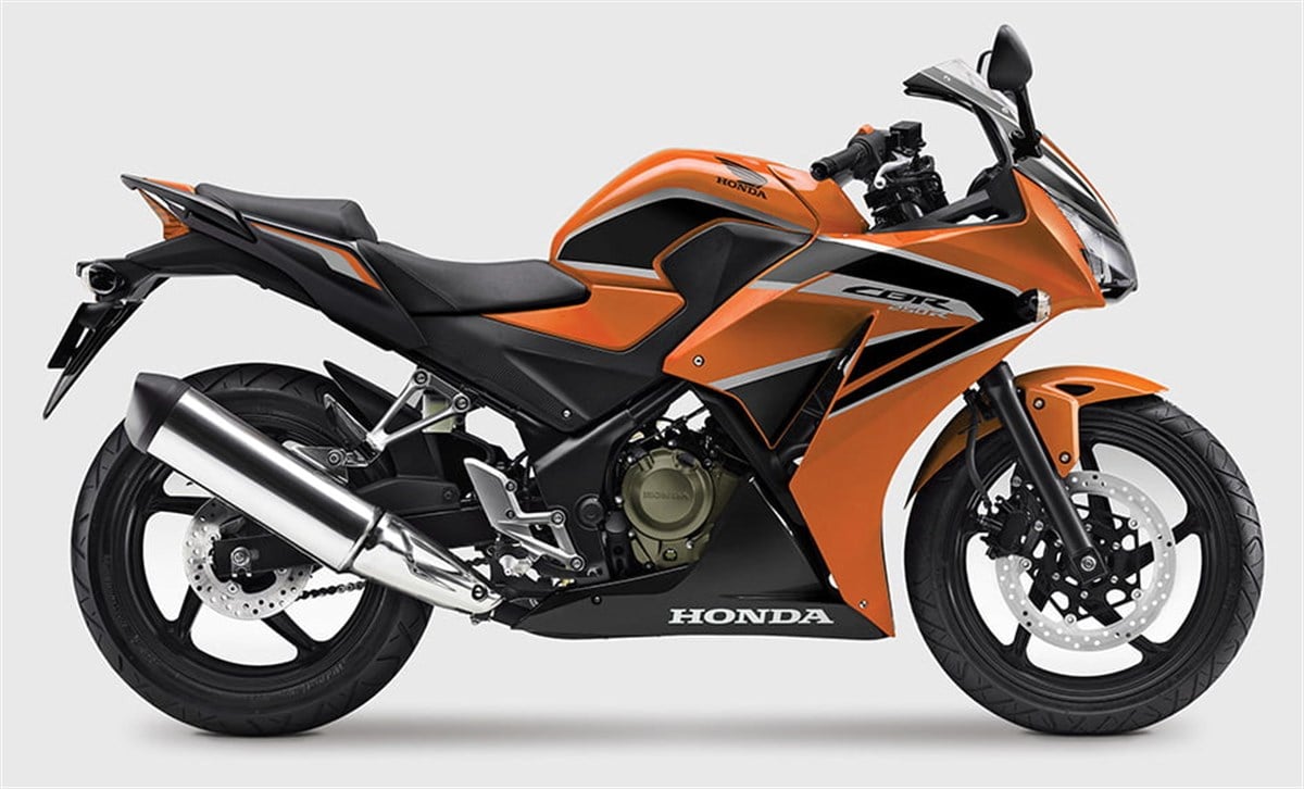 Honda Cbr250R 2014 Turuncu Sağ Depo Grenaj Sticker