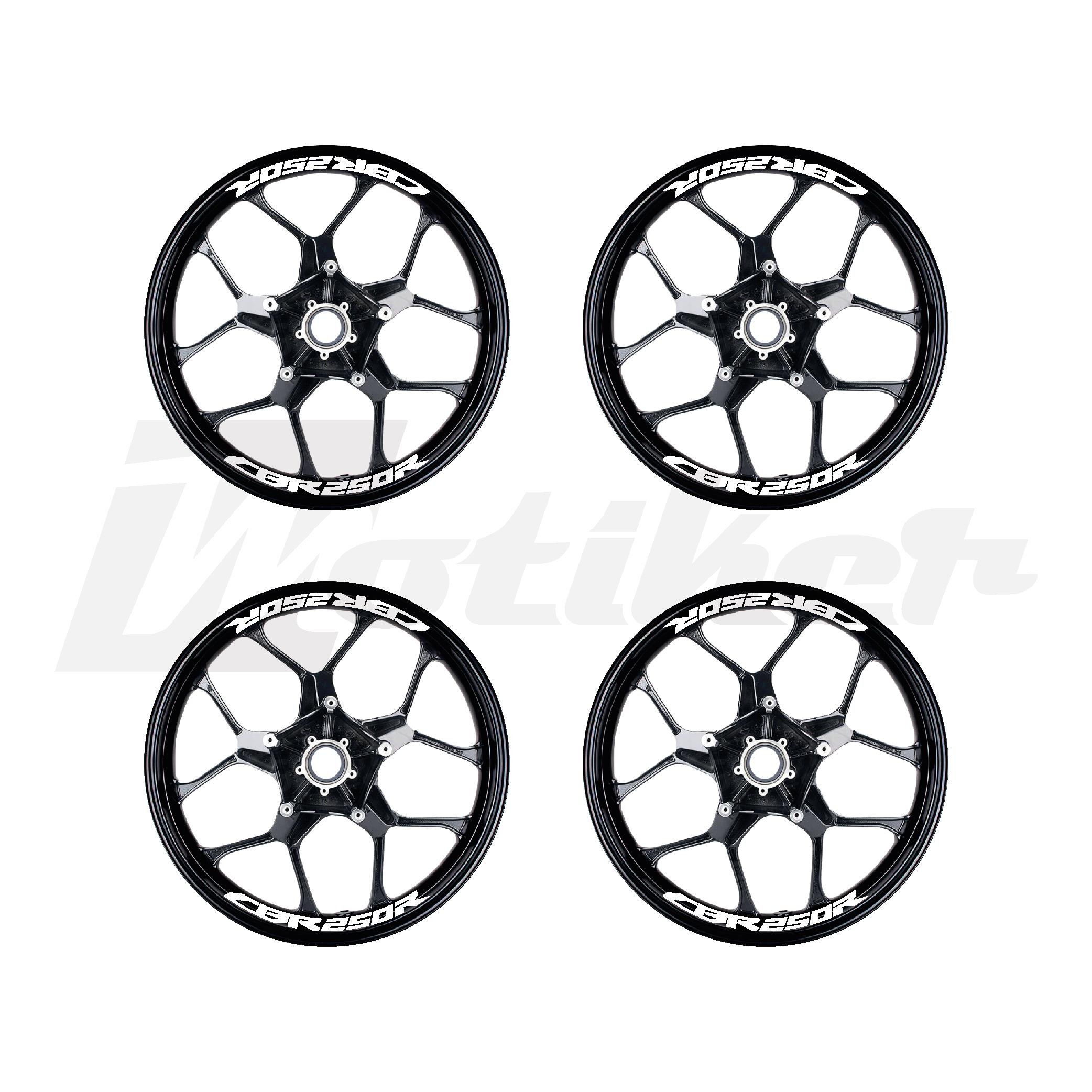 CBR250RHonda CBR250R Jant İçi Sticker Etiket Modeli Beyaz Renk 