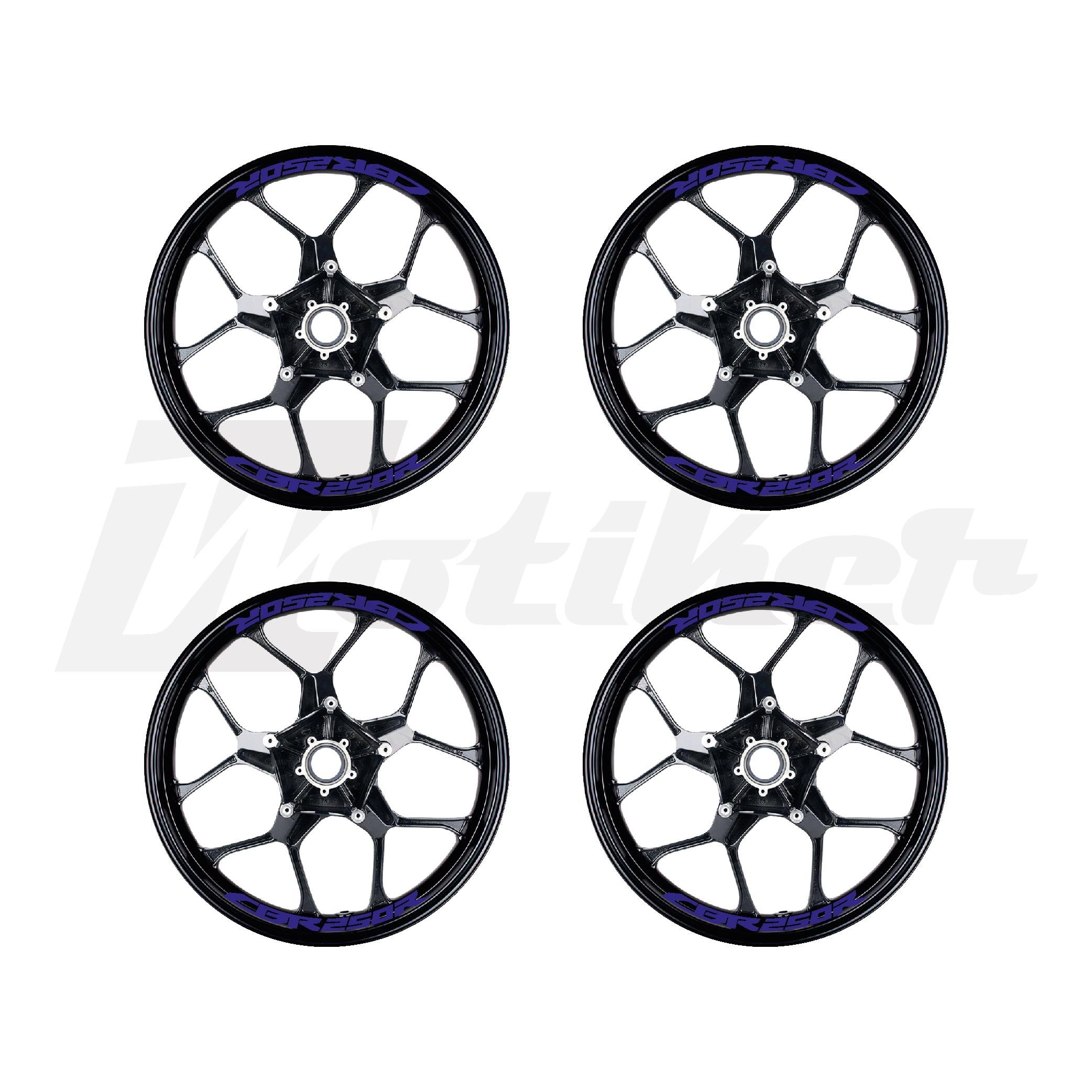 CBR250RHonda CBR250R Jant İçi Sticker Etiket Modeli Lacivert Renk