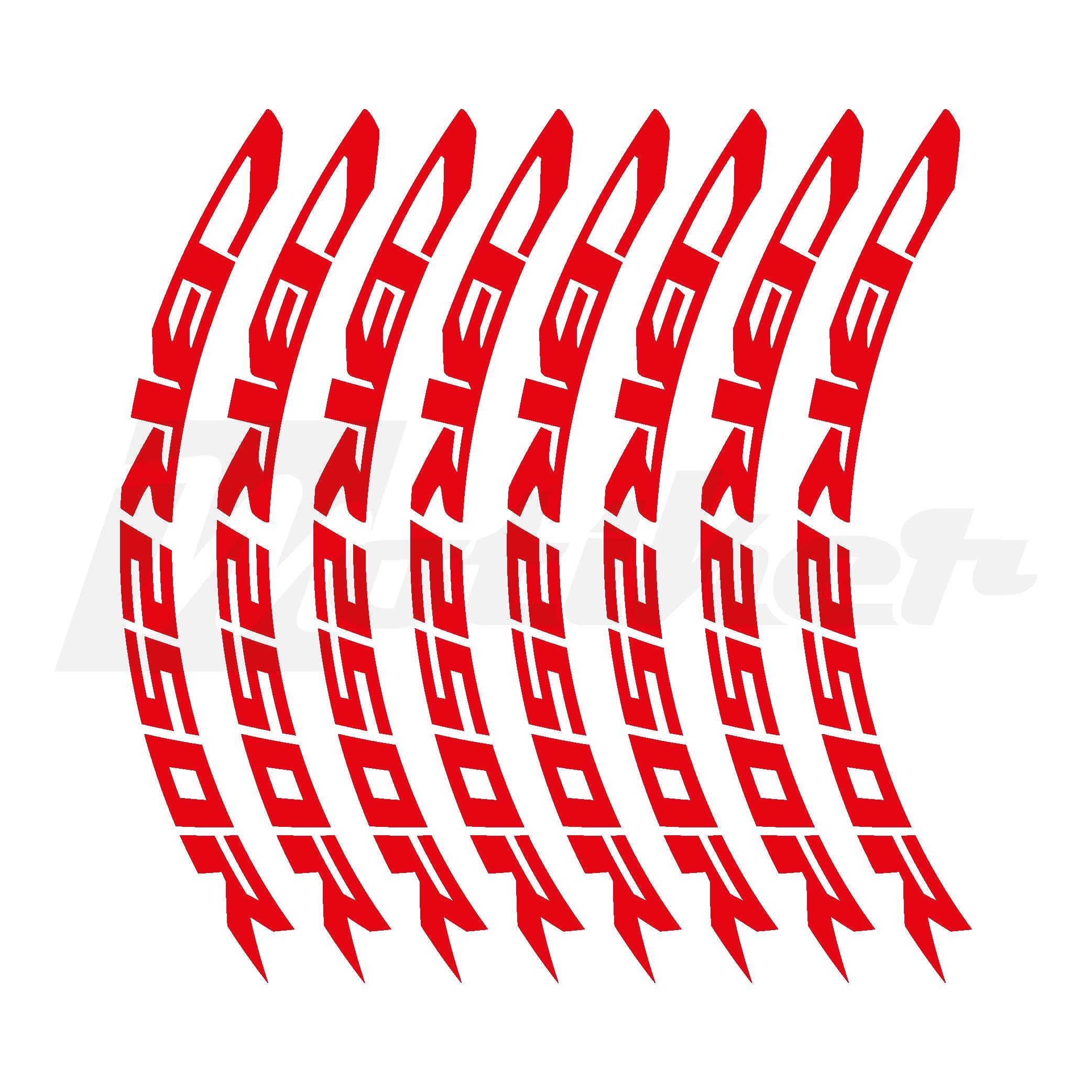 CBR250RHonda CBR250R Jant İçi Sticker Etiket Modeli Kırmızı Renk