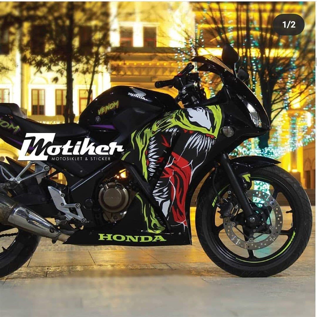 Honda CBR250R Venom Sticker Etiket Parça Full Kaplama Modeli 