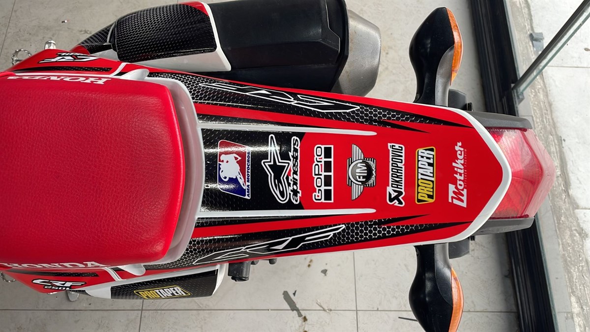 Honda CRF 250 L Karbon Kırmızı Racing Tasarım Sticker Etiket Modeli