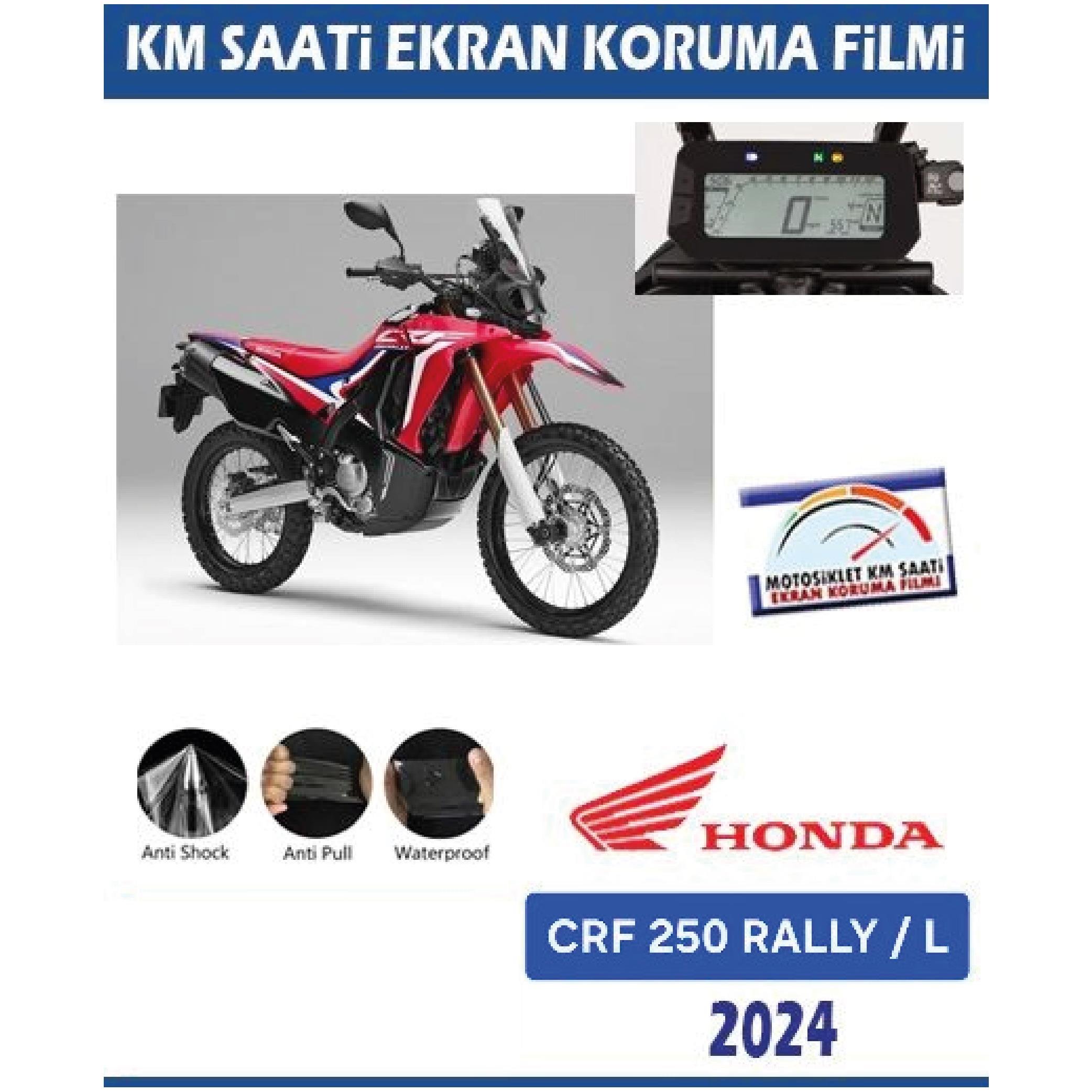CRFHONDA CRF250 RALLY / L 2024 Motosiklet Ekran Km Koruyucu