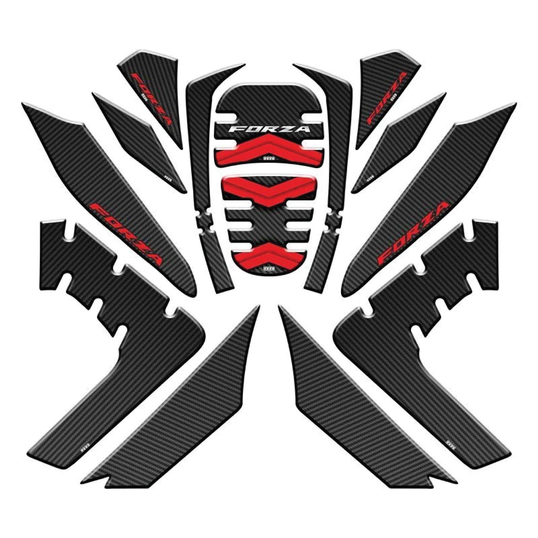 HONDA FORZA 2021 - 2022 UYUMLU TANK PAD SET 009
