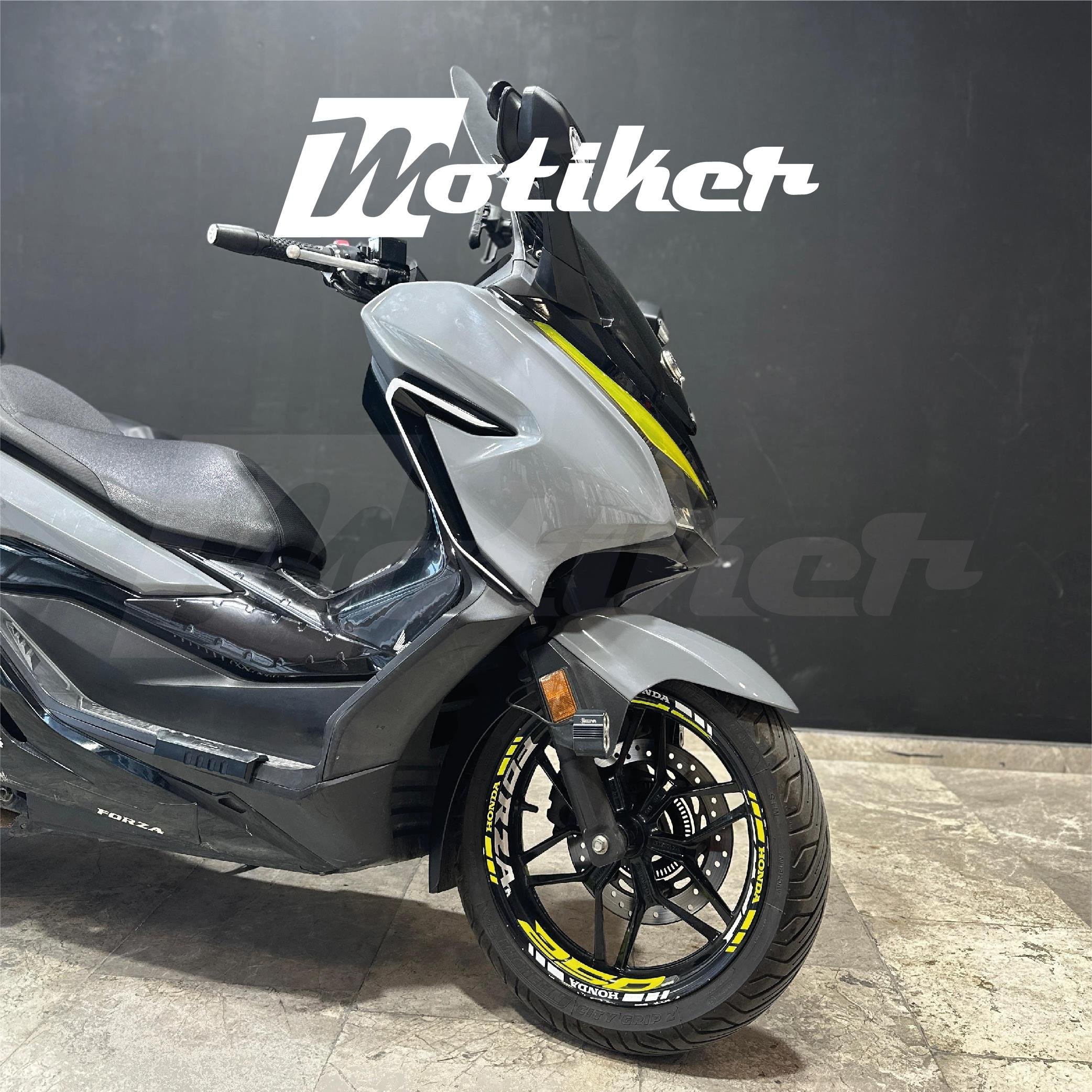 FORZA 250Honda Forza 250 2018 Model Far Sticker Sarı 